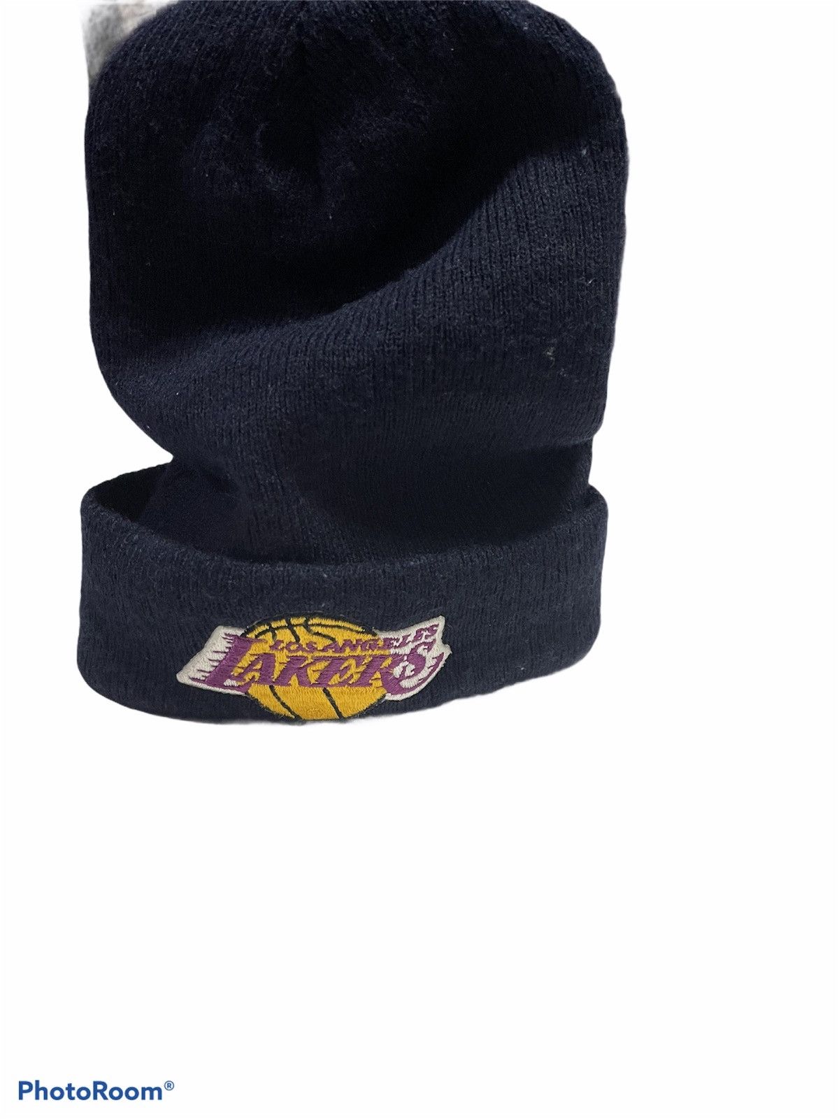 NBA LAKERS LOS ANGELES BLACK SNOW CAP Size ONE SIZE - 2 Thumbnail