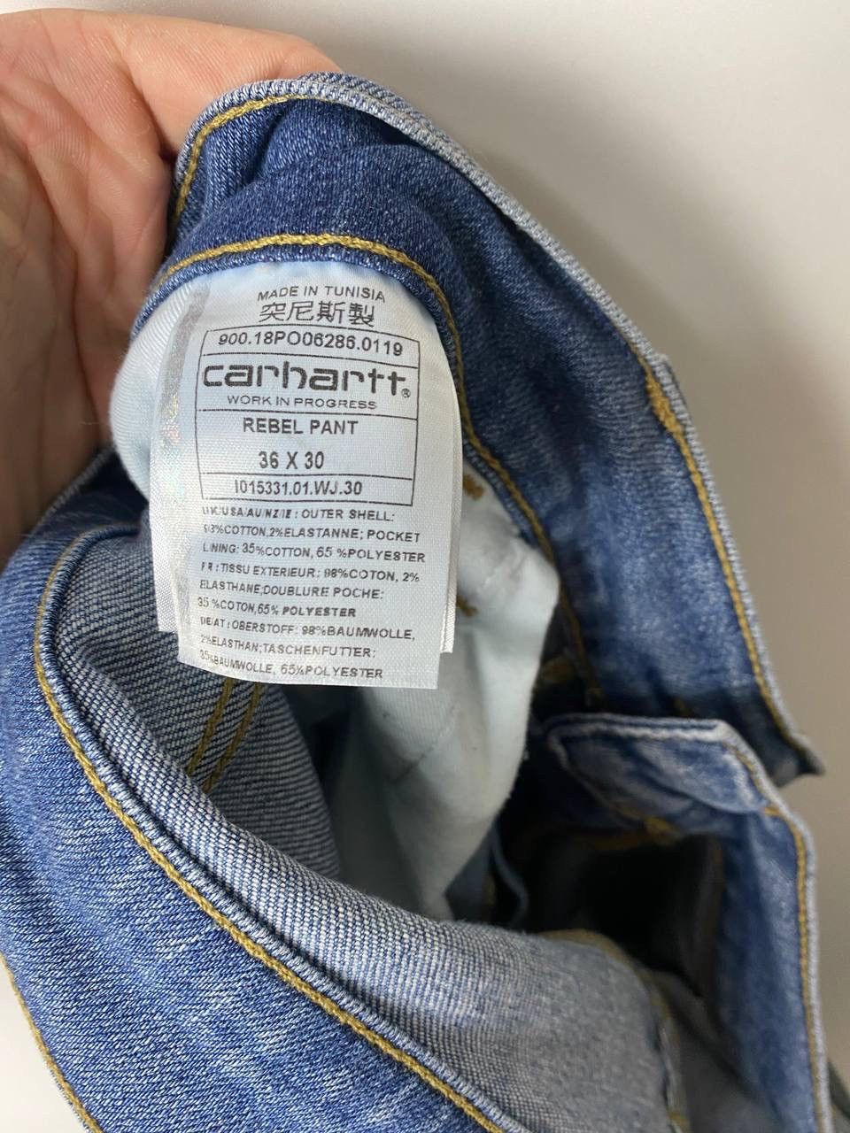 Carhartt Carhartt vintage denim pants size 36/30 Size US 36 / EU 52 - 4 Thumbnail