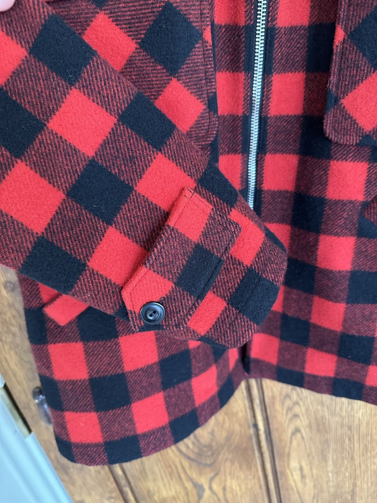 Saint Laurent Paris FW15 Saint Laurent 💯% wool red black Flannel jacket Hedi Size US S / EU 44-46 / 1 - 19 Thumbnail