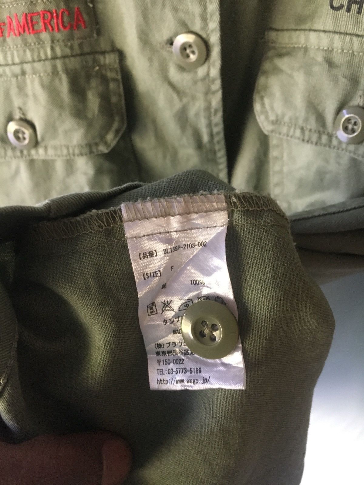 Japanese Brand BRONY GREEN SIZE M SHIRT BUTTON UP Size US M / EU 48-50 / 2 - 6 Thumbnail