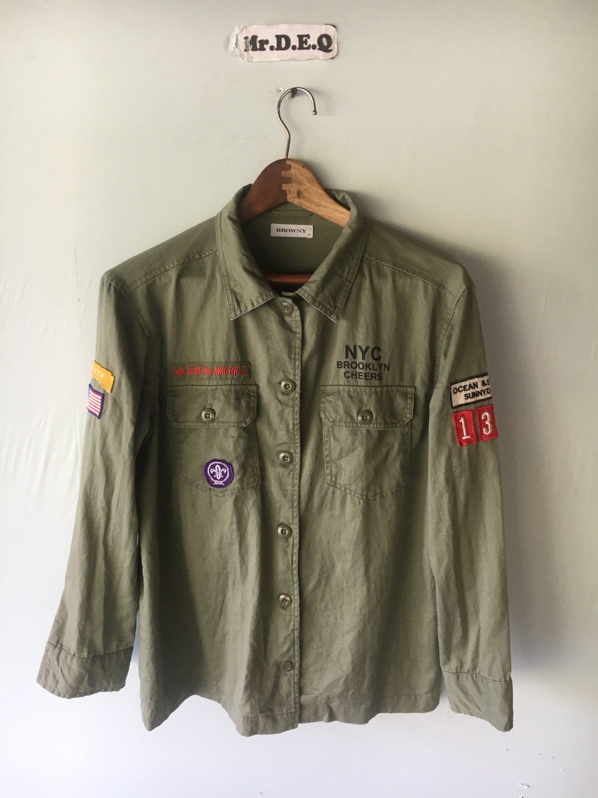 Japanese Brand BRONY GREEN SIZE M SHIRT BUTTON UP Size US M / EU 48-50 / 2 - 2 Thumbnail