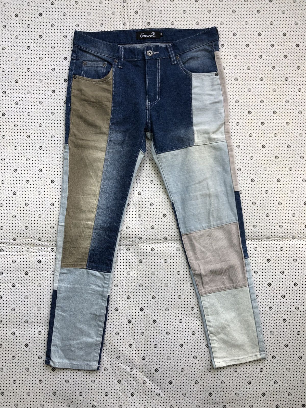 image of Hysteric Glamour Cavari A Patchwork Jeans Inspired By Kapital, Men's (Size 30)
