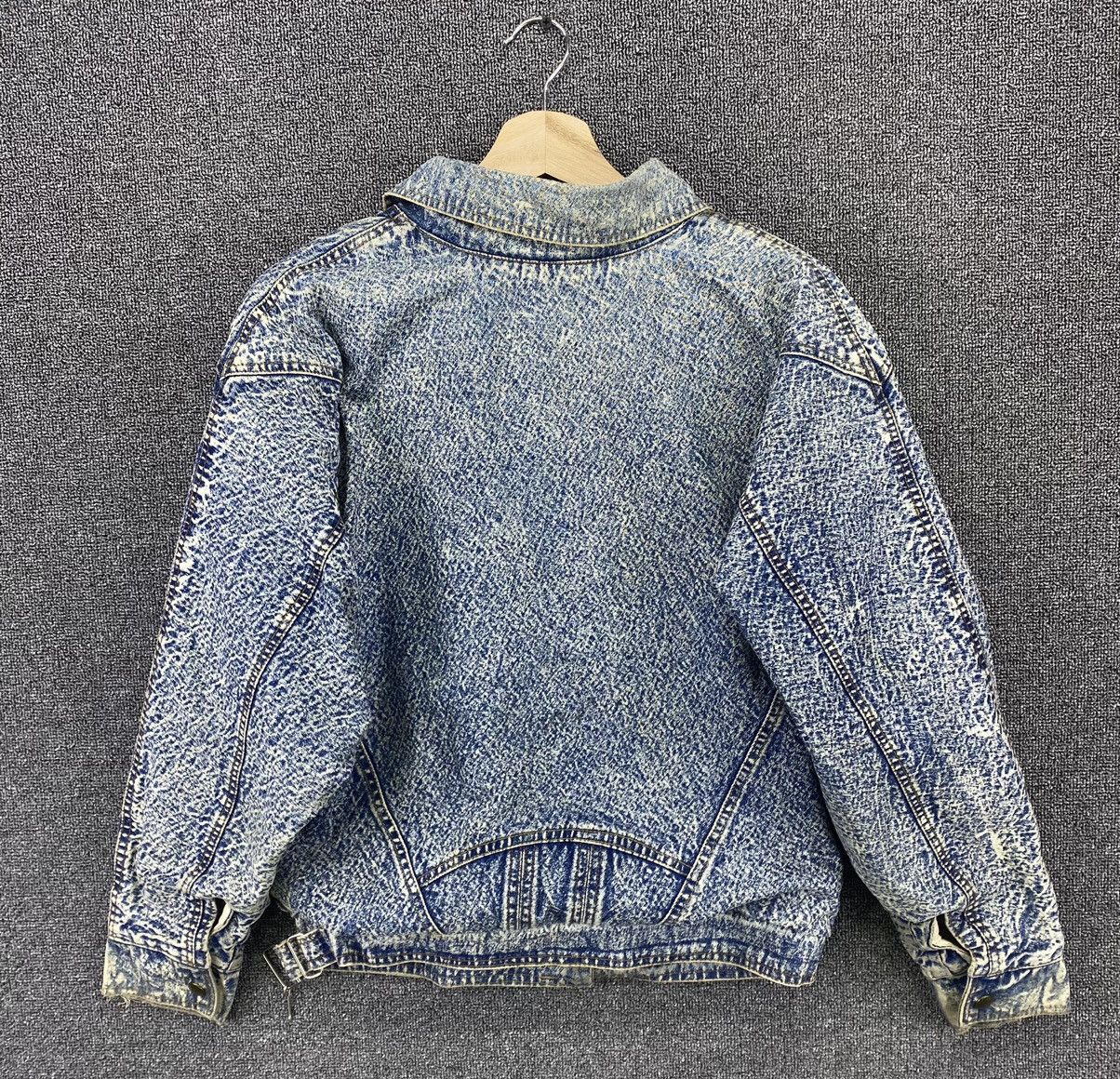 Vintage Vintage John & Bill Acid Wash Style Rare Design Denim Jacket Size M / US 6-8 / IT 42-44 - 9 Thumbnail