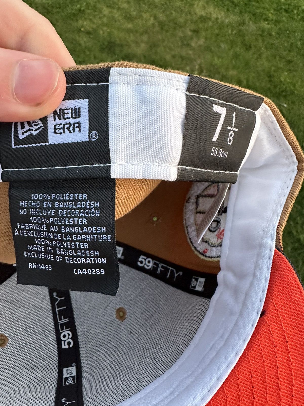 Hat Club × MyFitteds × New Era Topperz Houston Astros 45’s Two Tone Fitted 7 1/8 Size ONE SIZE - 5 Thumbnail