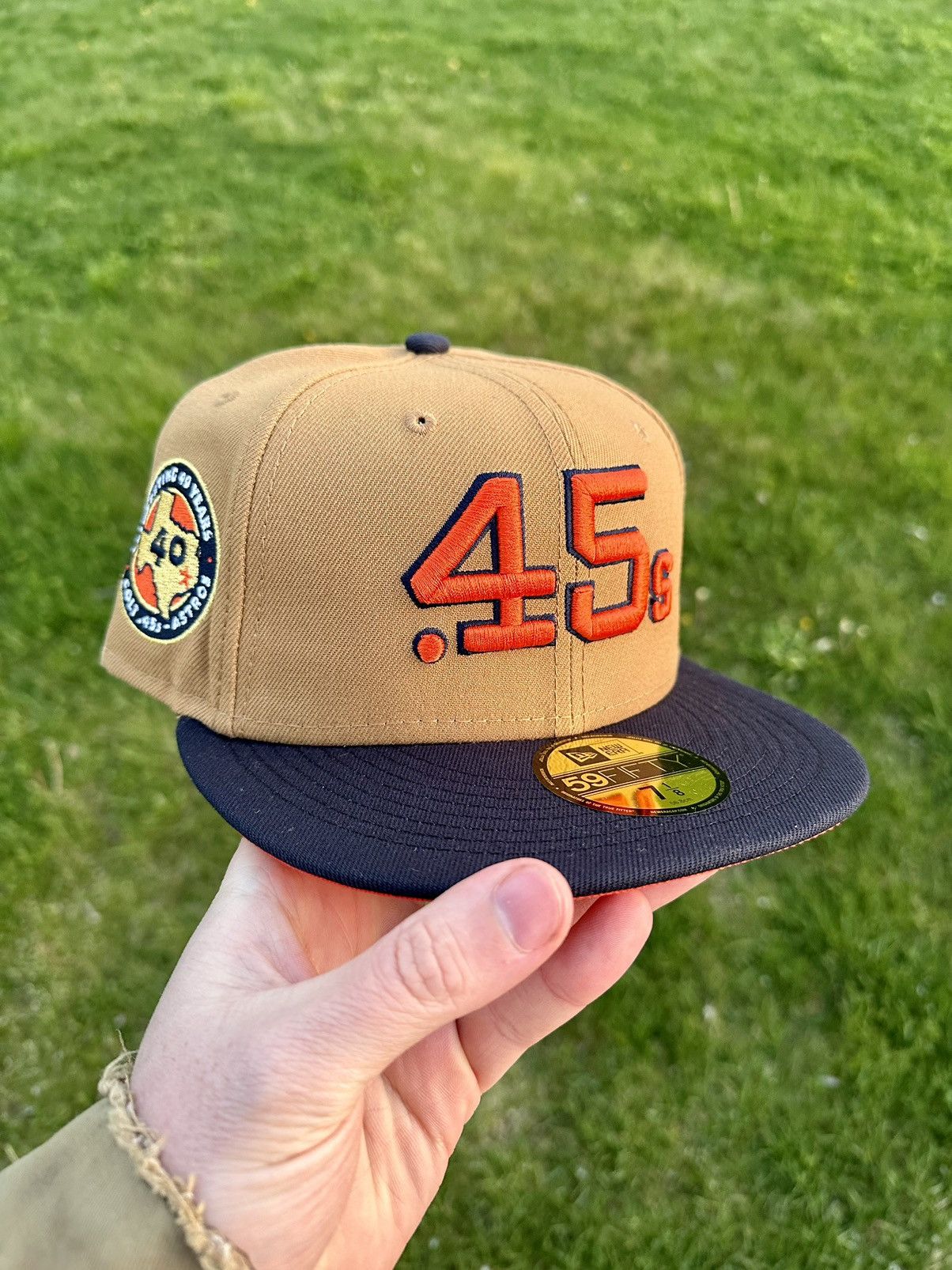 Hat Club × MyFitteds × New Era Topperz Houston Astros 45’s Two Tone Fitted 7 1/8 Size ONE SIZE - 1 Thumbnail