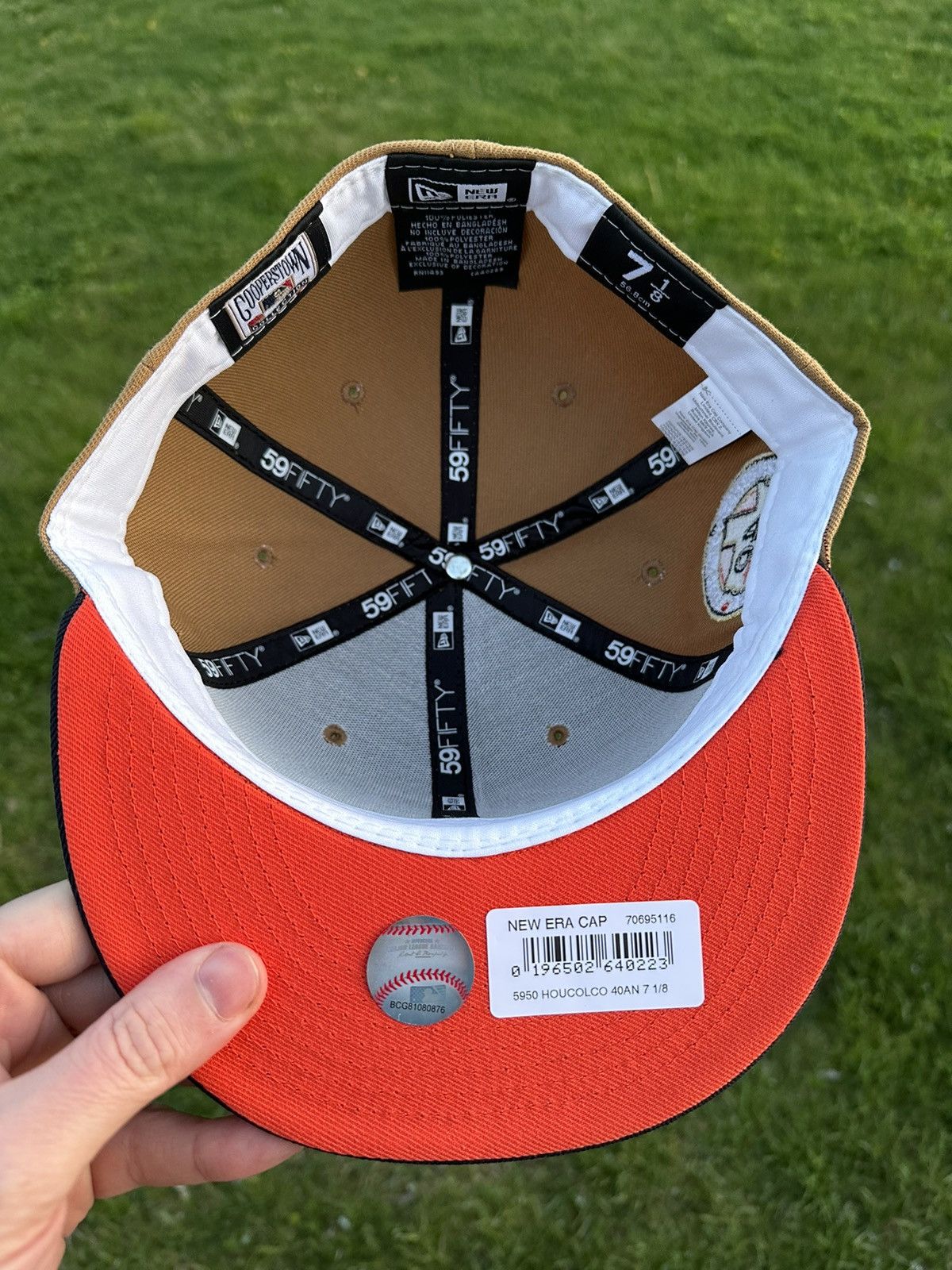 Hat Club × MyFitteds × New Era Topperz Houston Astros 45’s Two Tone Fitted 7 1/8 Size ONE SIZE - 4 Thumbnail
