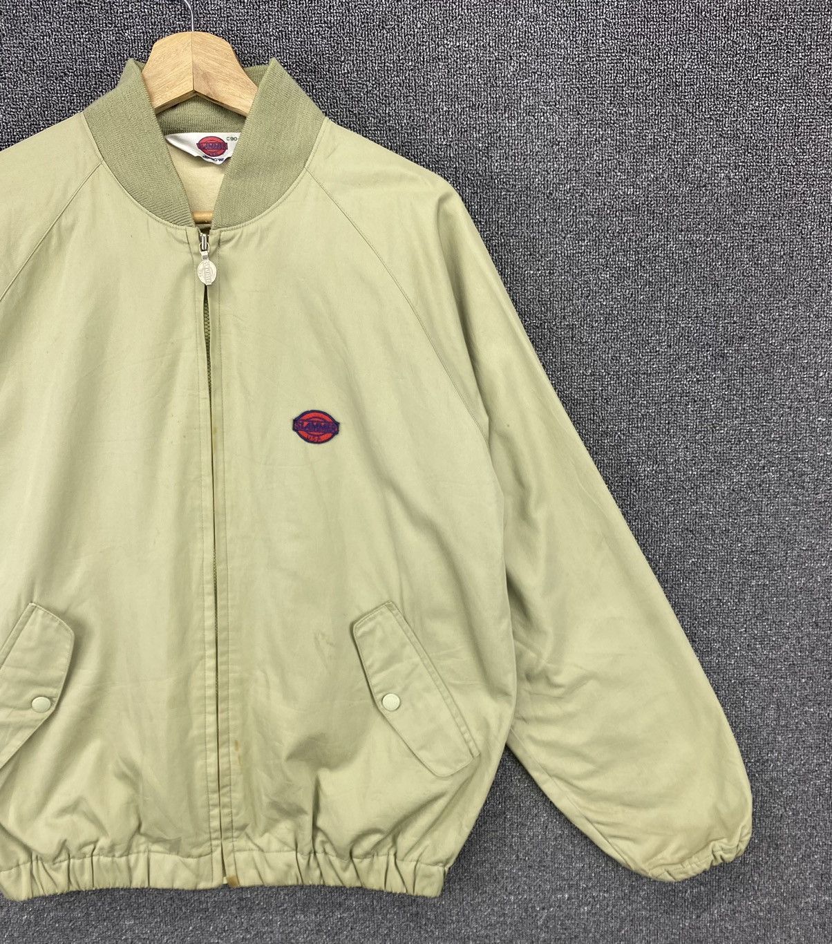 Japanese Brand Vintage Grand Slam Musing Wear Slammer U.S.A Varsity Jacket Size US L / EU 52-54 / 3 - 3 Thumbnail