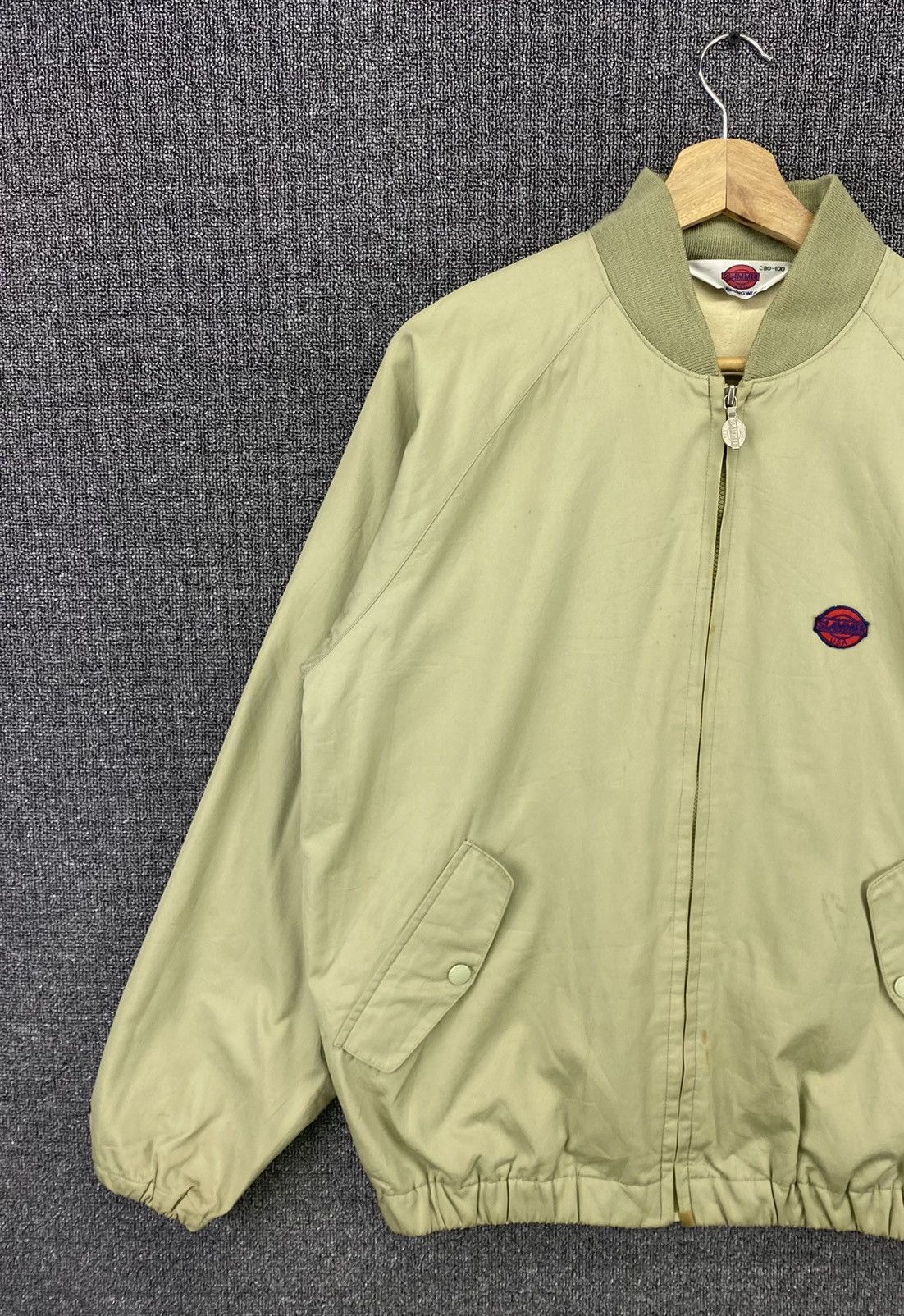 Japanese Brand Vintage Grand Slam Musing Wear Slammer U.S.A Varsity Jacket Size US L / EU 52-54 / 3 - 4 Thumbnail