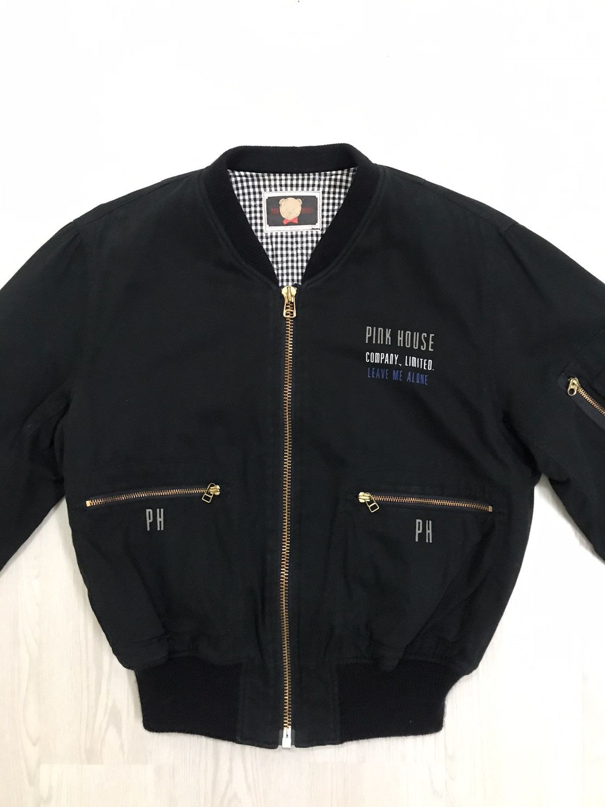 Karl Helmut × Pink House × Vintage Vintage Pink House Karl Helmut Bomber Jacket Size US M / EU 48-50 / 2 - 3 Thumbnail