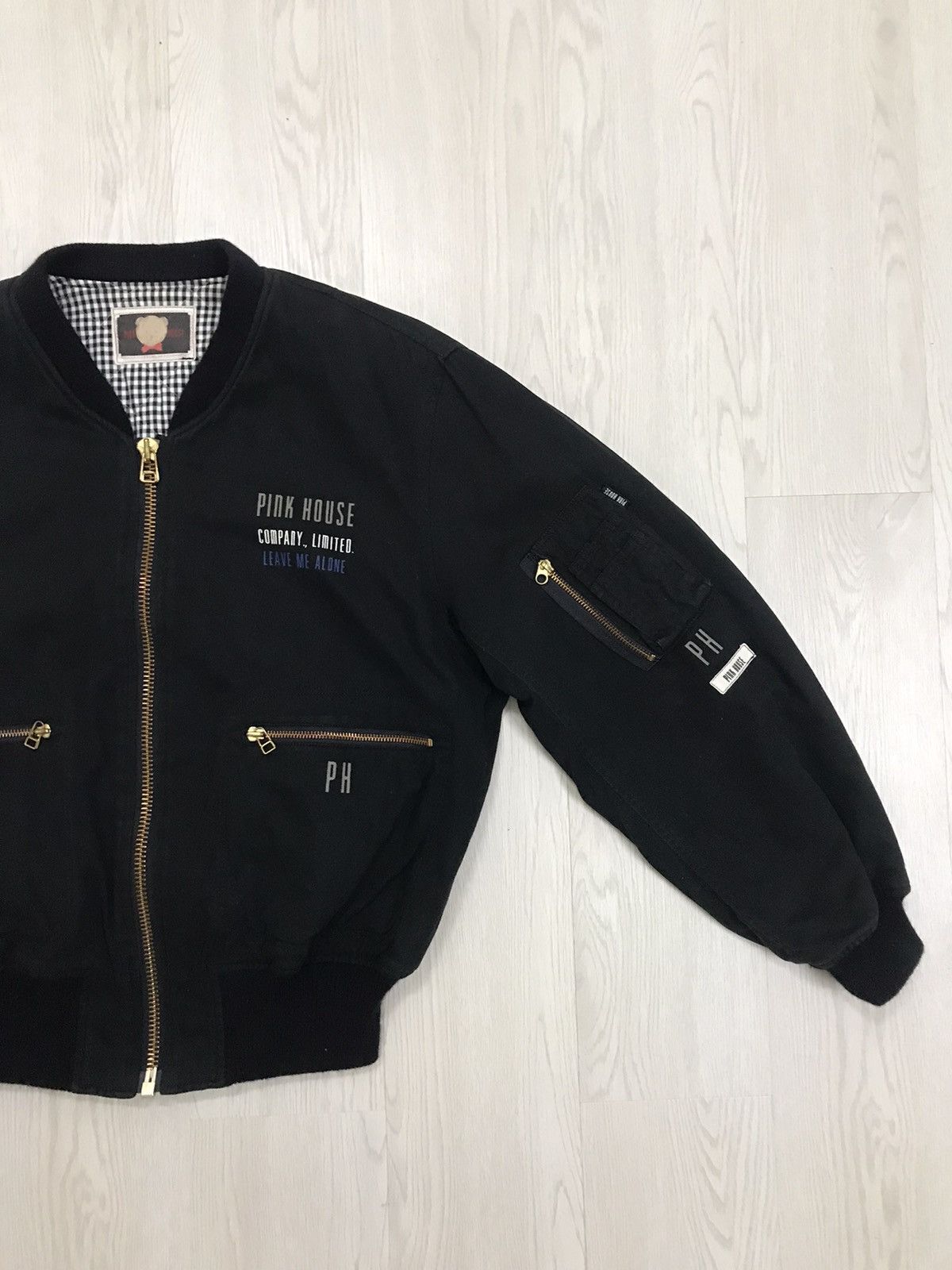 Karl Helmut × Pink House × Vintage Vintage Pink House Karl Helmut Bomber Jacket Size US M / EU 48-50 / 2 - 6 Thumbnail