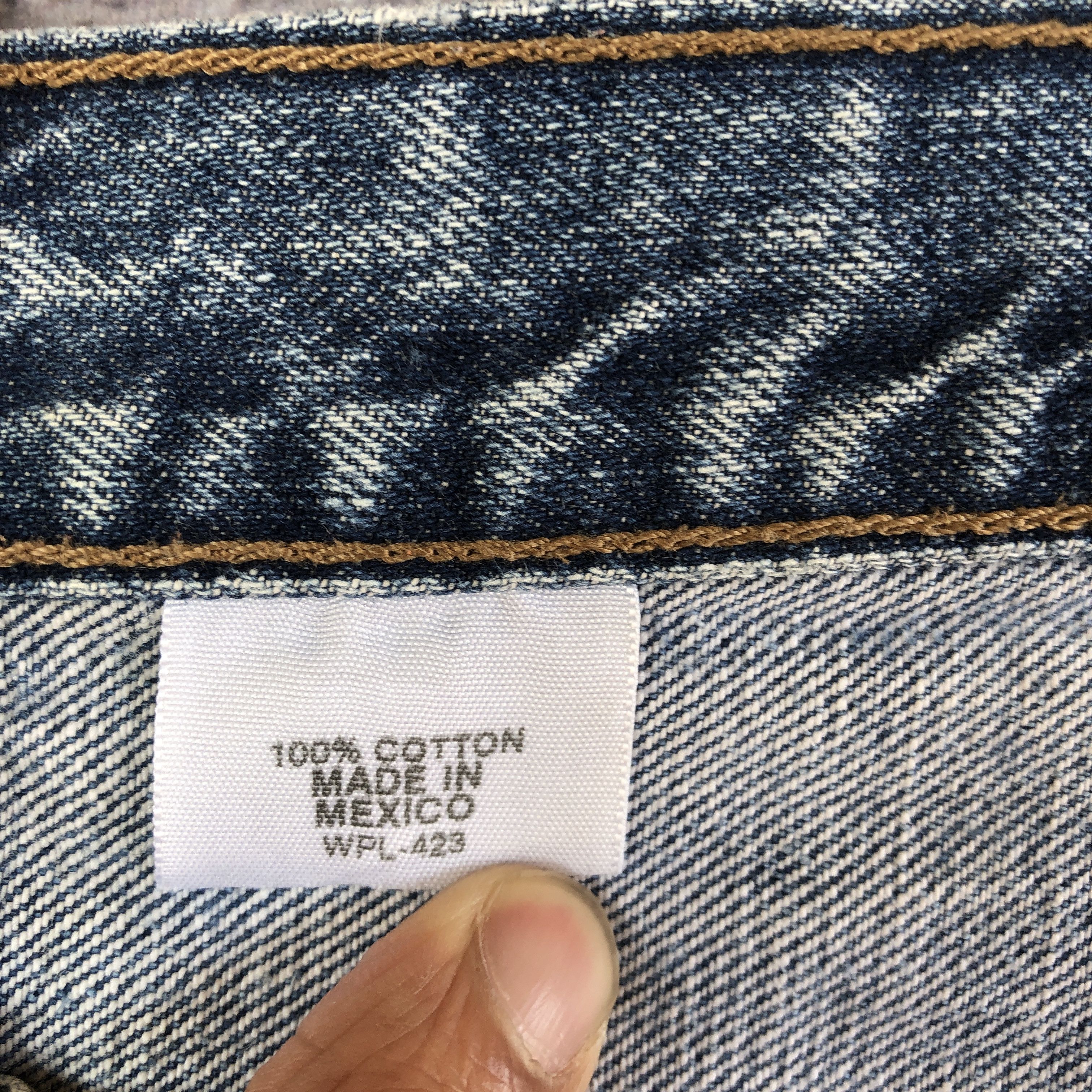 Vintage 90s Levi's 501 Distress Jeans Levis Light WashDenim