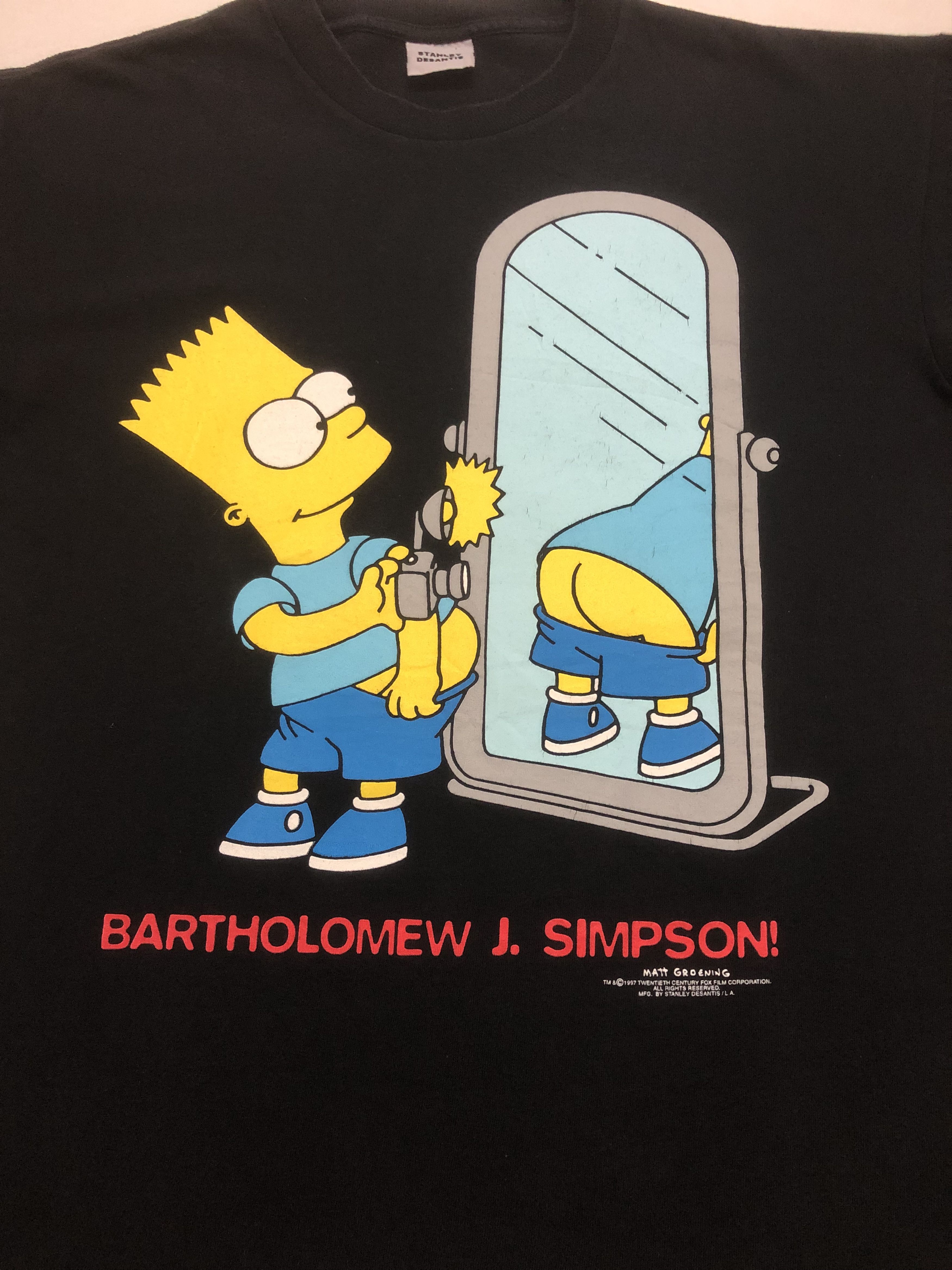 Other Vintage Rare 90s Bartholomew J.Simpson Tshirt Size US L / EU 52-54 / 3 - 2 Thumbnail