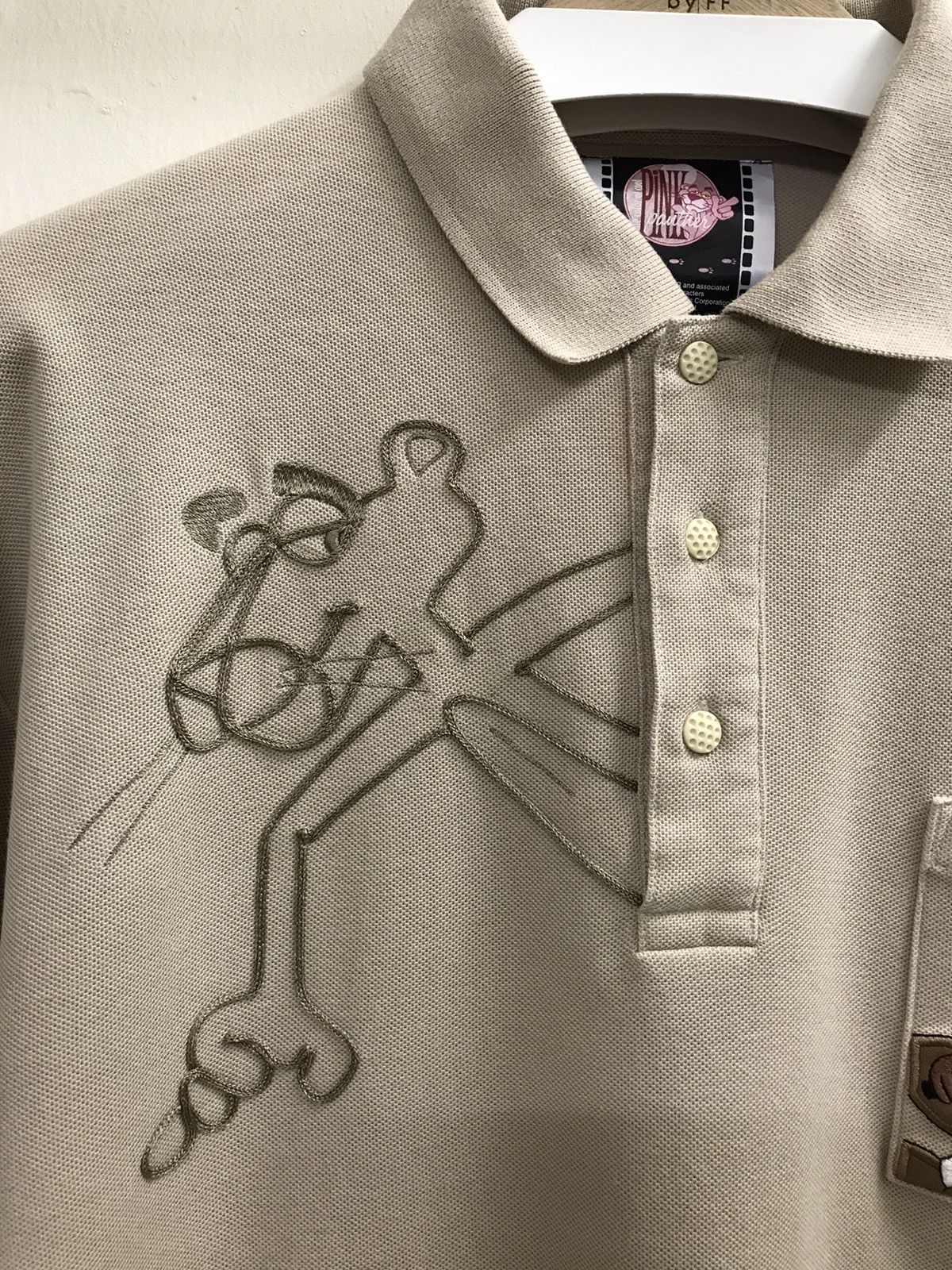 Cartoon Network × Vintage 💥RARE💥 Vintage 90s Pink Panther Shirt Embroidery Size US M / EU 48-50 / 2 - 4 Thumbnail