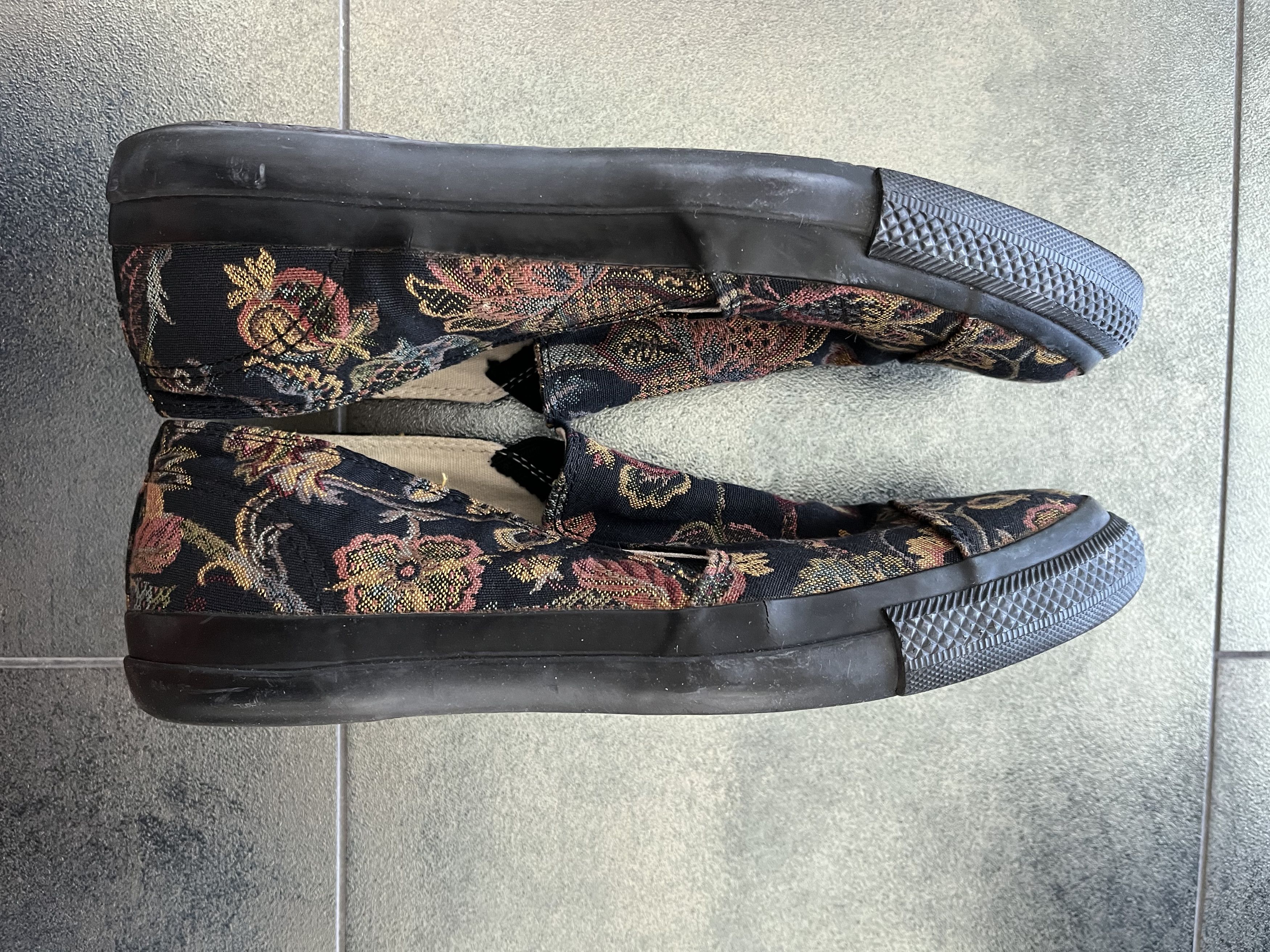 Yohji Yamamoto Yohji Yamamoto Pour Homme Embroidered Canvas Sneakers (JP 3) Size US 8 / EU 41 - 4 Thumbnail