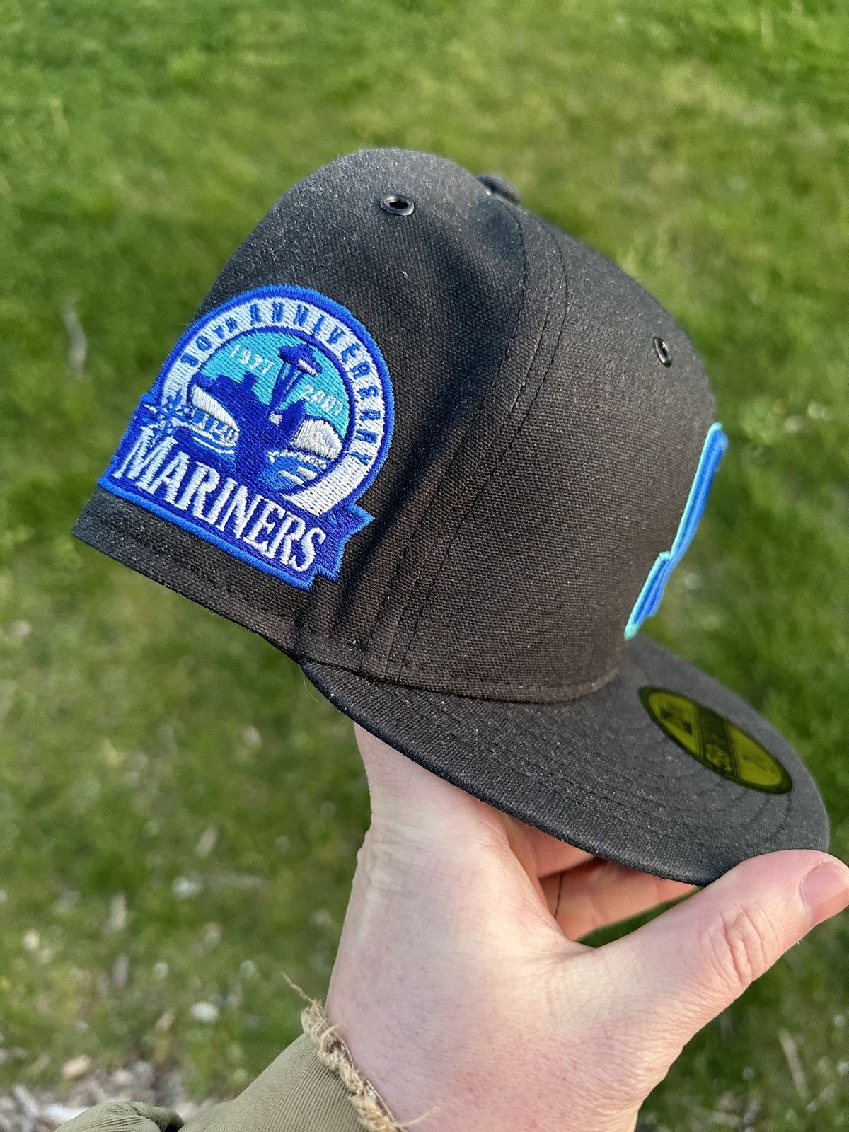 Hat Club × MyFitteds × New Era Hat Club Aux Pack Seattle Mariners Denim Fitted 7 1/8 Size ONE SIZE - 2 Thumbnail