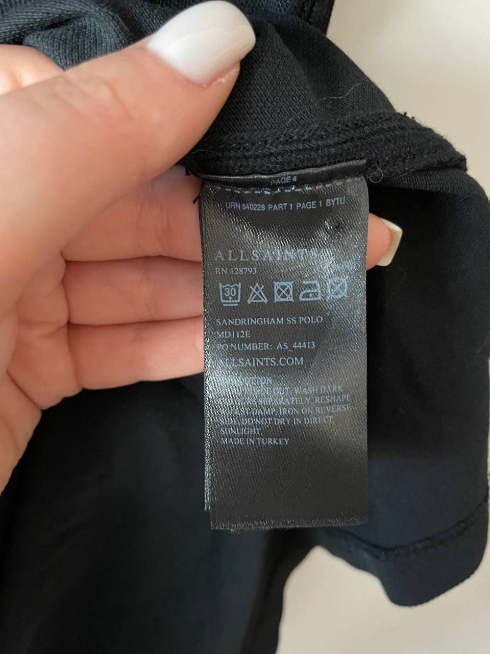 Allsaints Allsaints luxury polo t-shirts size M Size US M / EU 48-50 / 2 - 4 Thumbnail