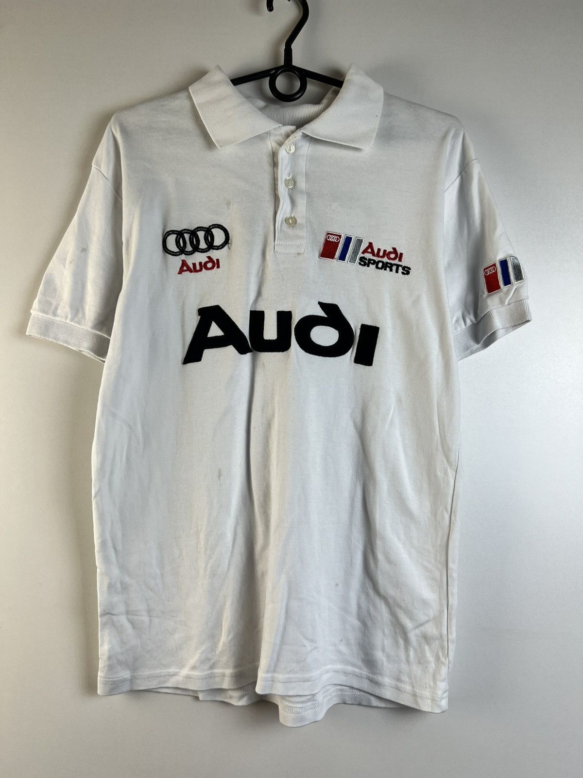 Vintage Audi vintage polo shirt size L Size US L / EU 52-54 / 3 - 1 Thumbnail