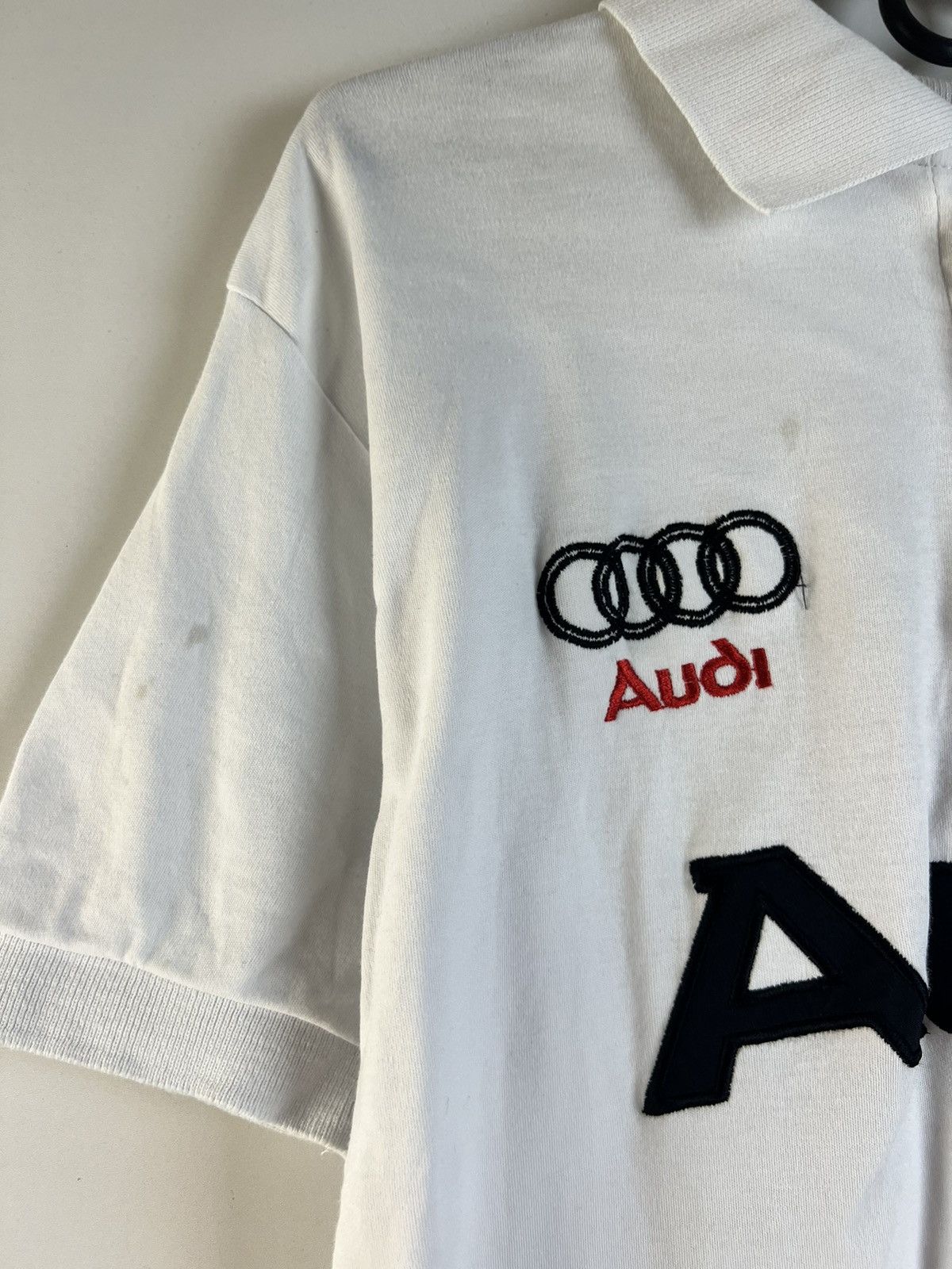 Vintage Audi vintage polo shirt size L Size US L / EU 52-54 / 3 - 2 Thumbnail