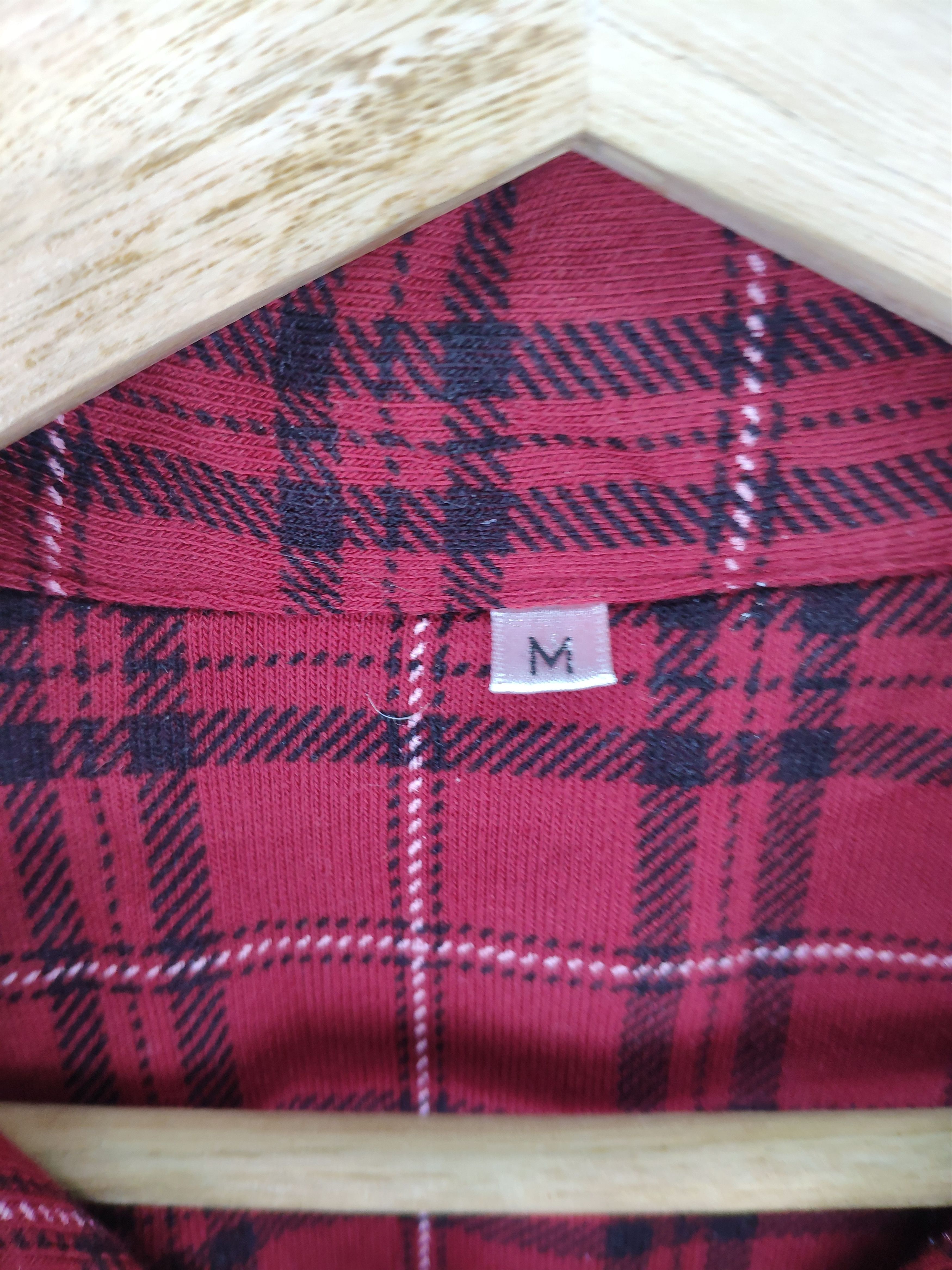 Flannel × Japanese Brand × Vintage Vintage Night Wear Plaid Flannel Button Up Size US M / EU 48-50 / 2 - 7 Thumbnail
