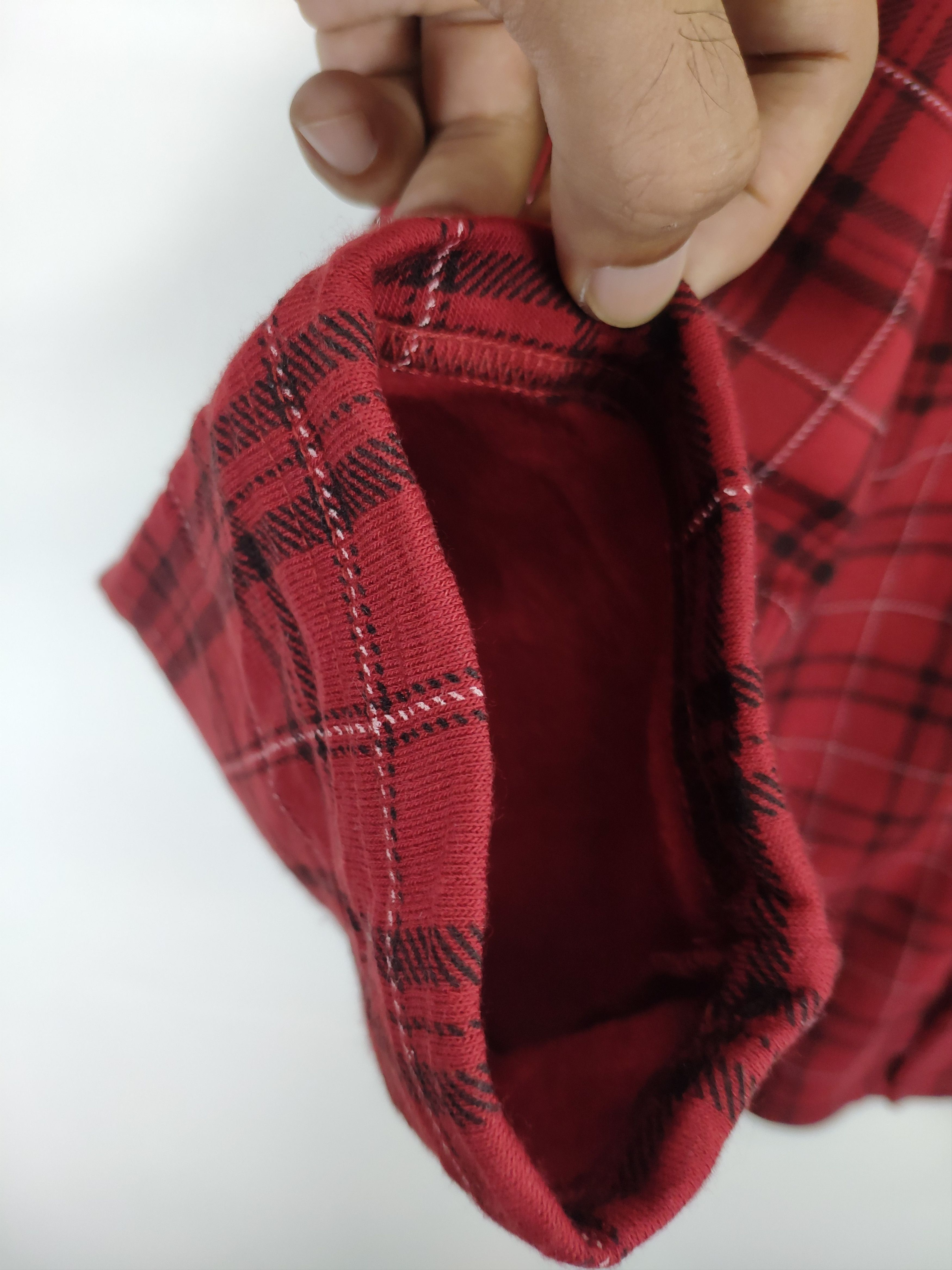 Flannel × Japanese Brand × Vintage Vintage Night Wear Plaid Flannel Button Up Size US M / EU 48-50 / 2 - 5 Thumbnail