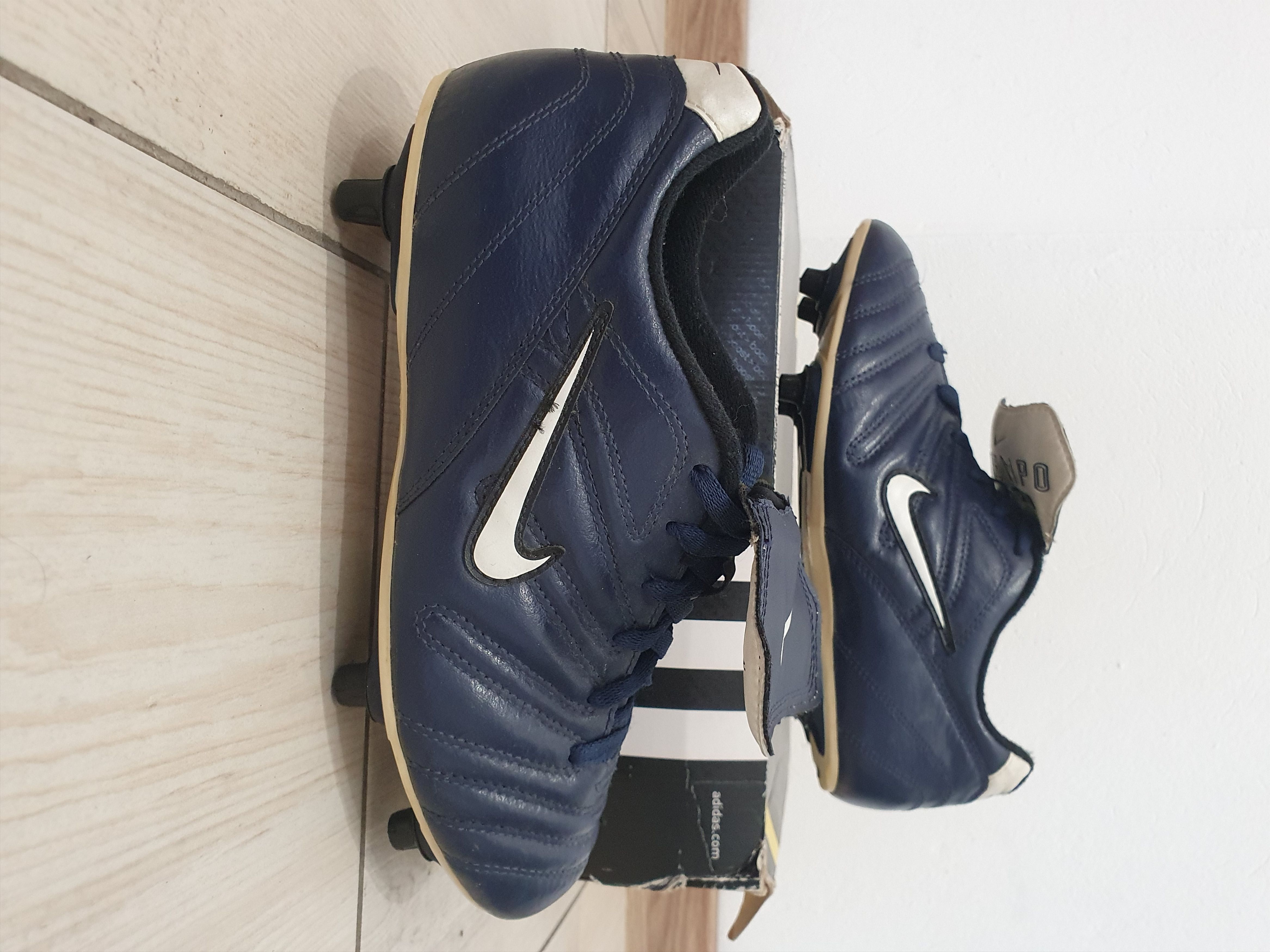 image of Nike Tiempo 650 New Size 42.5 9Us 8Uk Soccer Boots in Navy, Men's