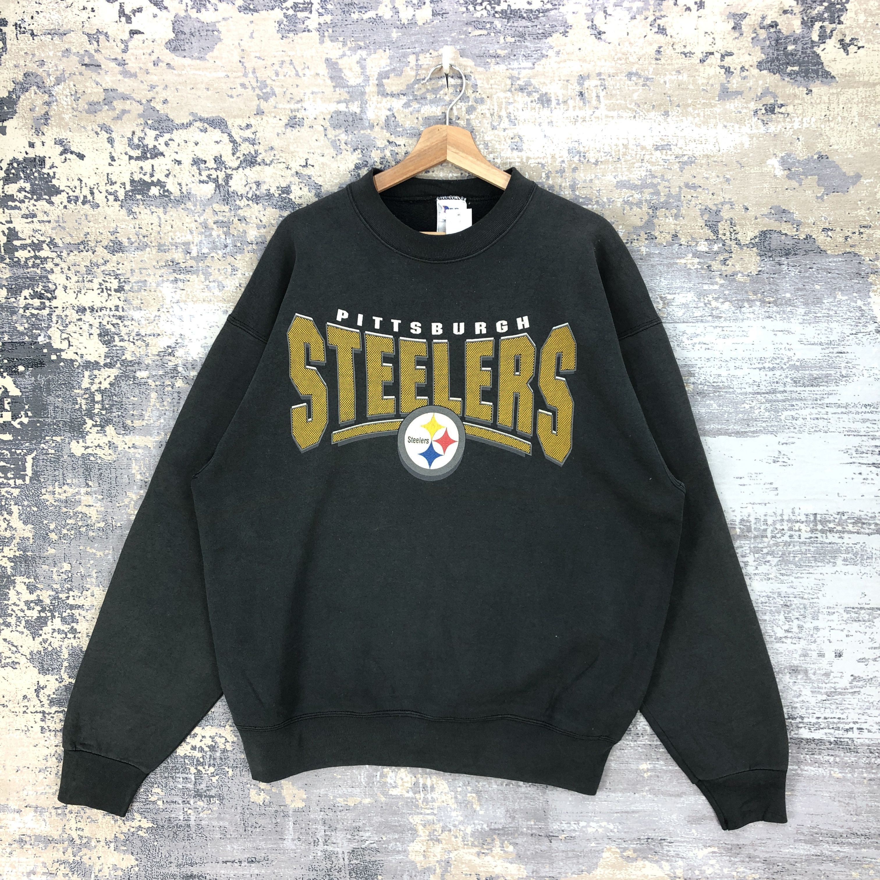 NFL × Vintage Vintage Pittsburgh Steelers Sweatshirt NFL Steelers Sweater Size US XL / EU 56 / 4 - 1 Thumbnail