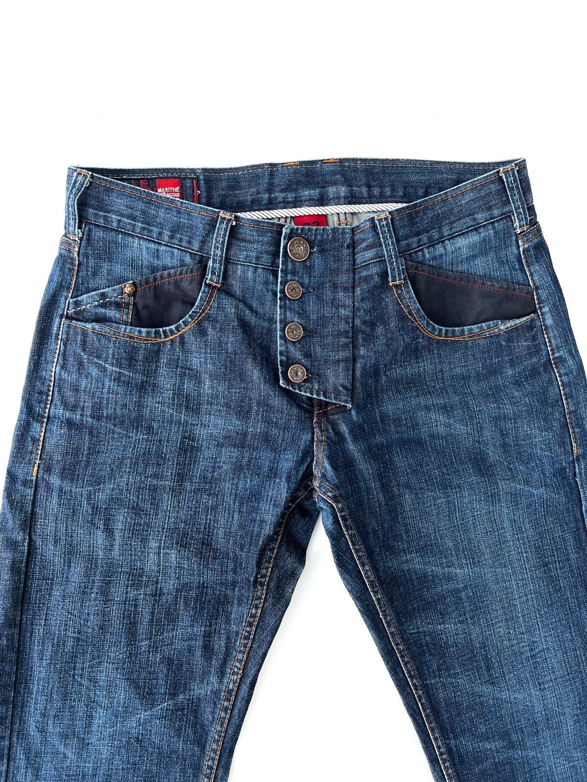 Marithe + Francois Girbaud Marithe Francois Girbaud Denim Jeans Le Jean De Size US 33 - 2 Thumbnail