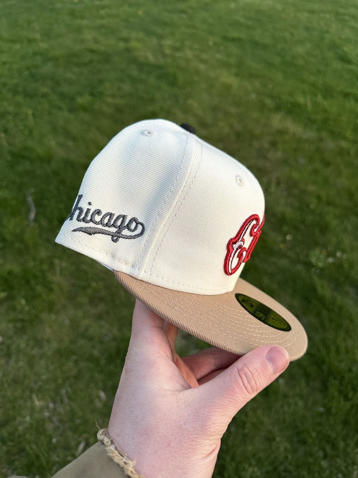 Hat Club × MyFitteds × New Era Chicago Cubs Metallic script Two Tone Fitted 7 1/8 Size ONE SIZE - 2 Thumbnail
