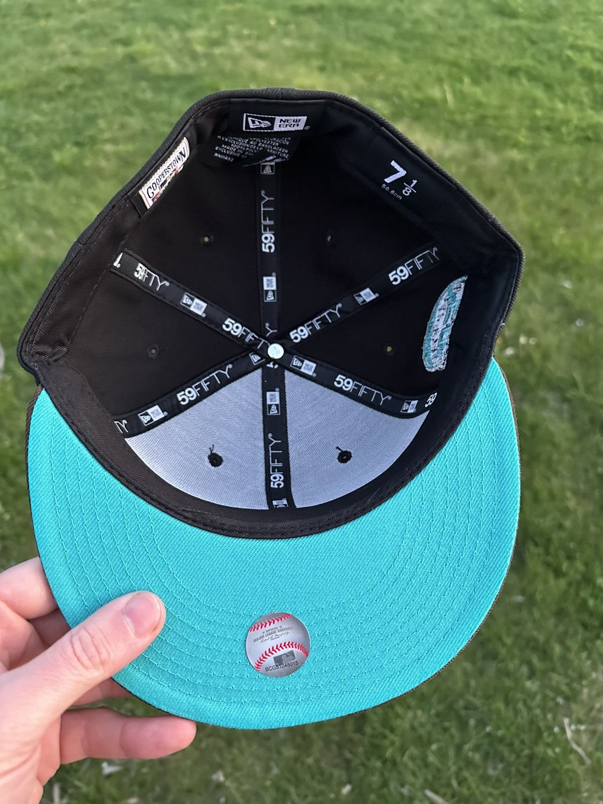 Hat Club × MyFitteds × New Era New York Mets Black Brown Mint Two Tone Fitted 7 1/8 Size ONE SIZE - 3 Thumbnail