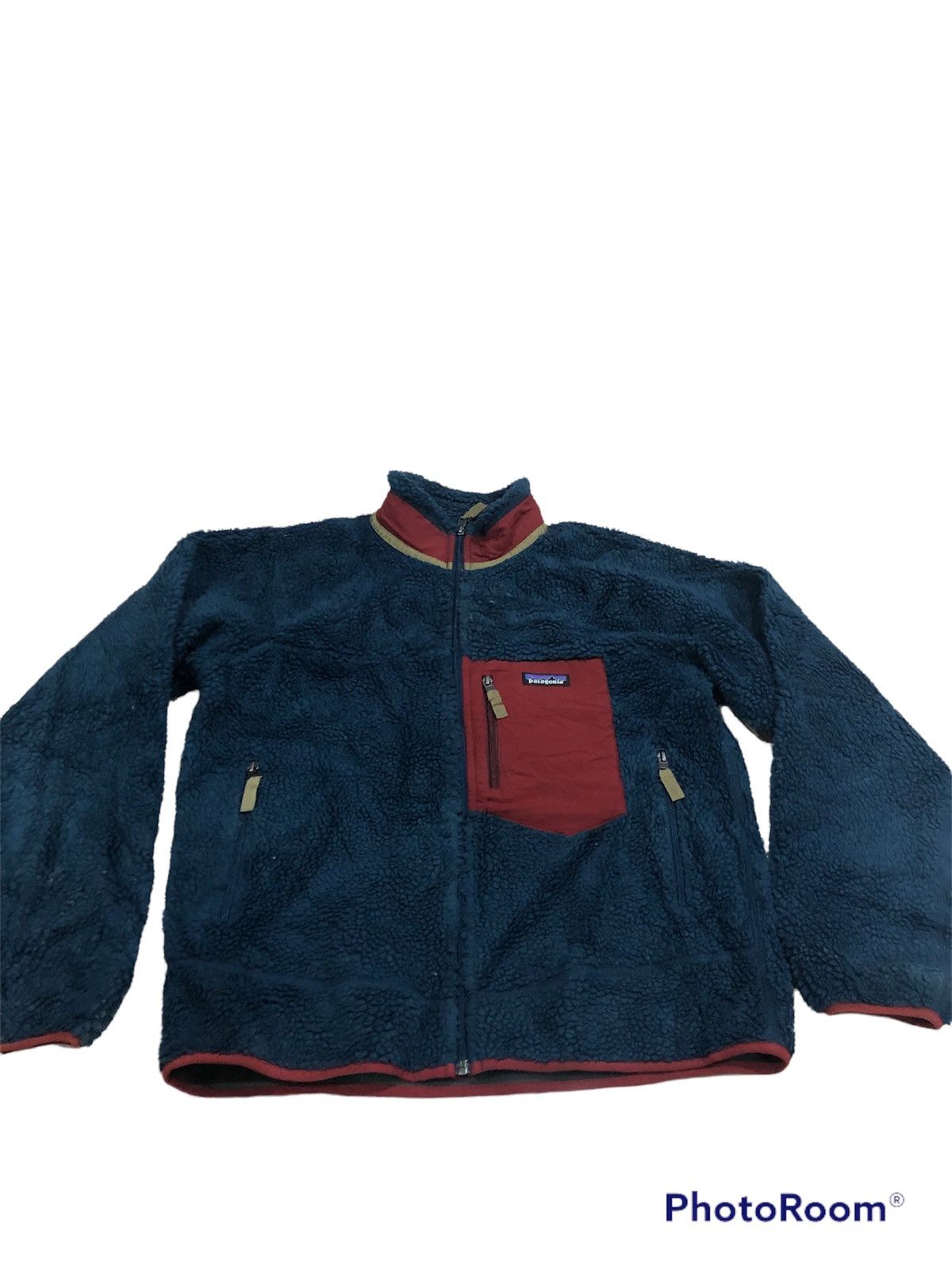 image of Avant Garde x Patagonia Fleece Jacket in Darkblue, Men's (Size Medium)