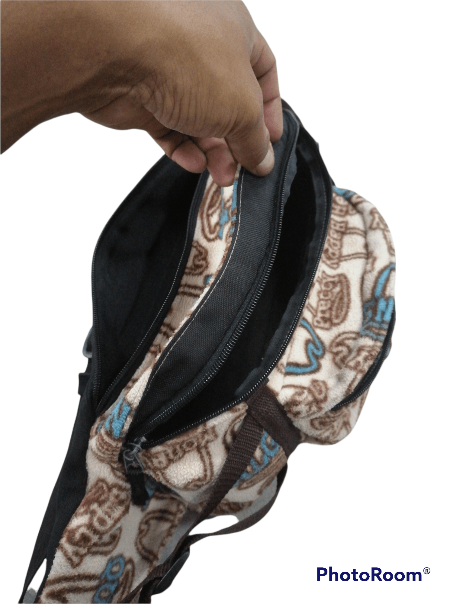 Japanese Brand × Seditionaries Algonquins Allover Printed Fleece Waist / Crossbody Bags Size ONE SIZE - 4 Thumbnail