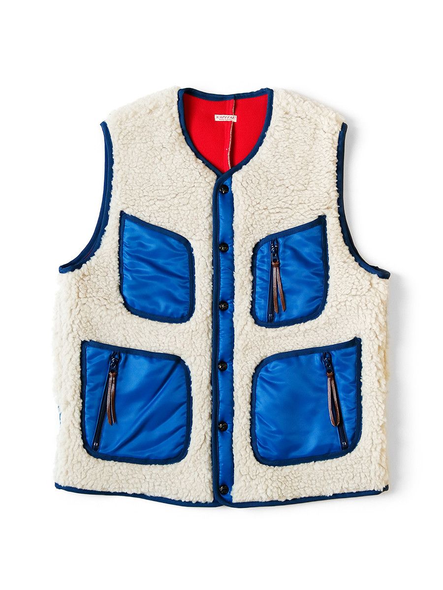 Kapital Kapital Bonded Fleece Beach Vest Size US M / EU 48-50 / 2 - 1 Thumbnail