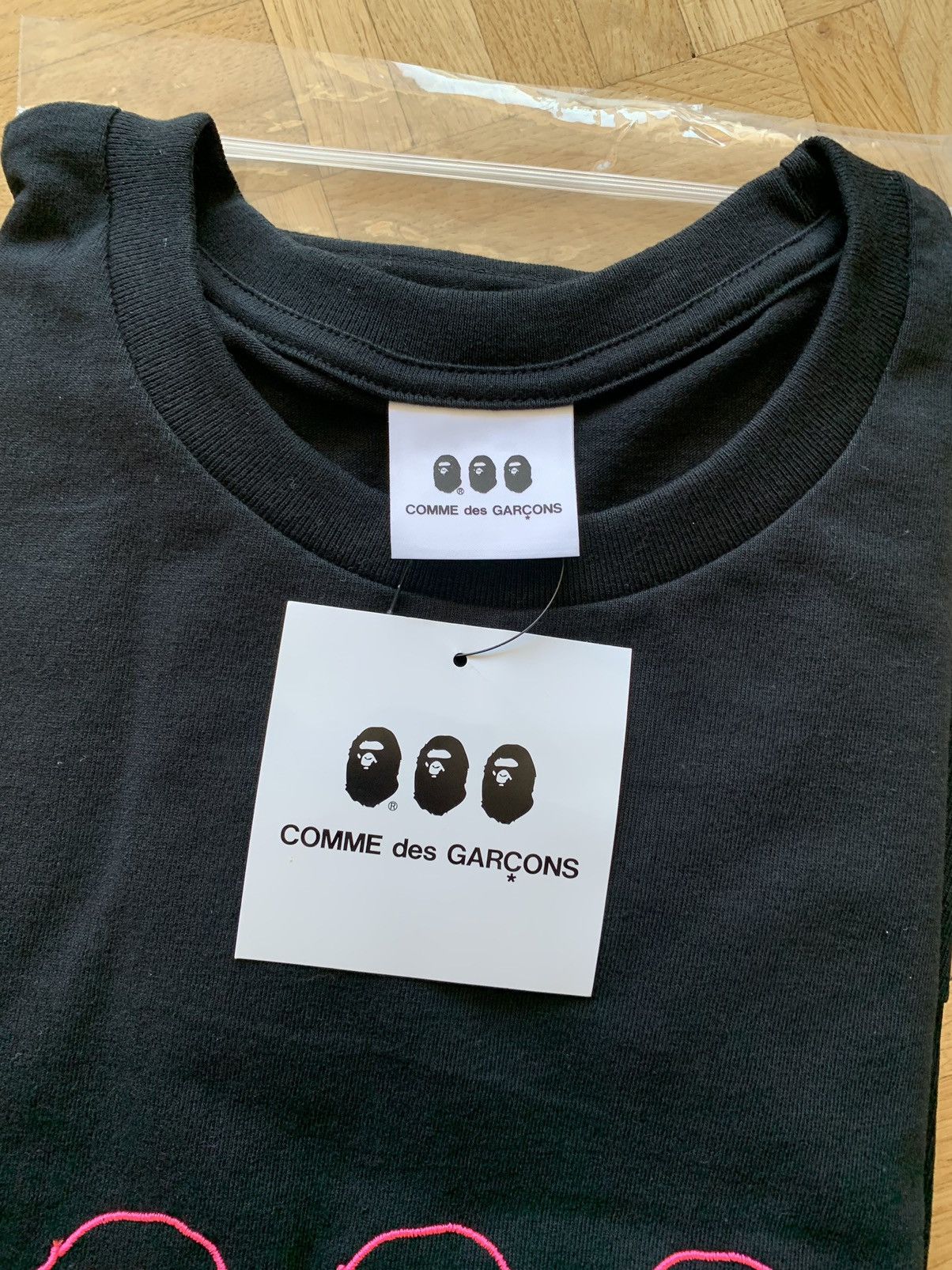 Bape × Comme des Garcons 3XL CDG OSAKA X BAPE TEE #2 black Size US XXL / EU 58 / 5 - 4 Thumbnail