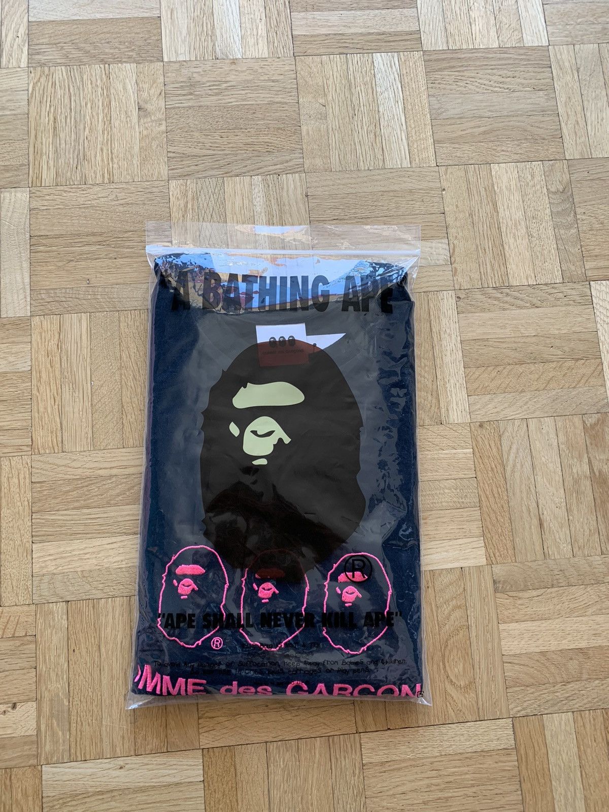 Bape × Comme des Garcons 3XL CDG OSAKA X BAPE TEE #2 black Size US XXL / EU 58 / 5 - 2 Thumbnail