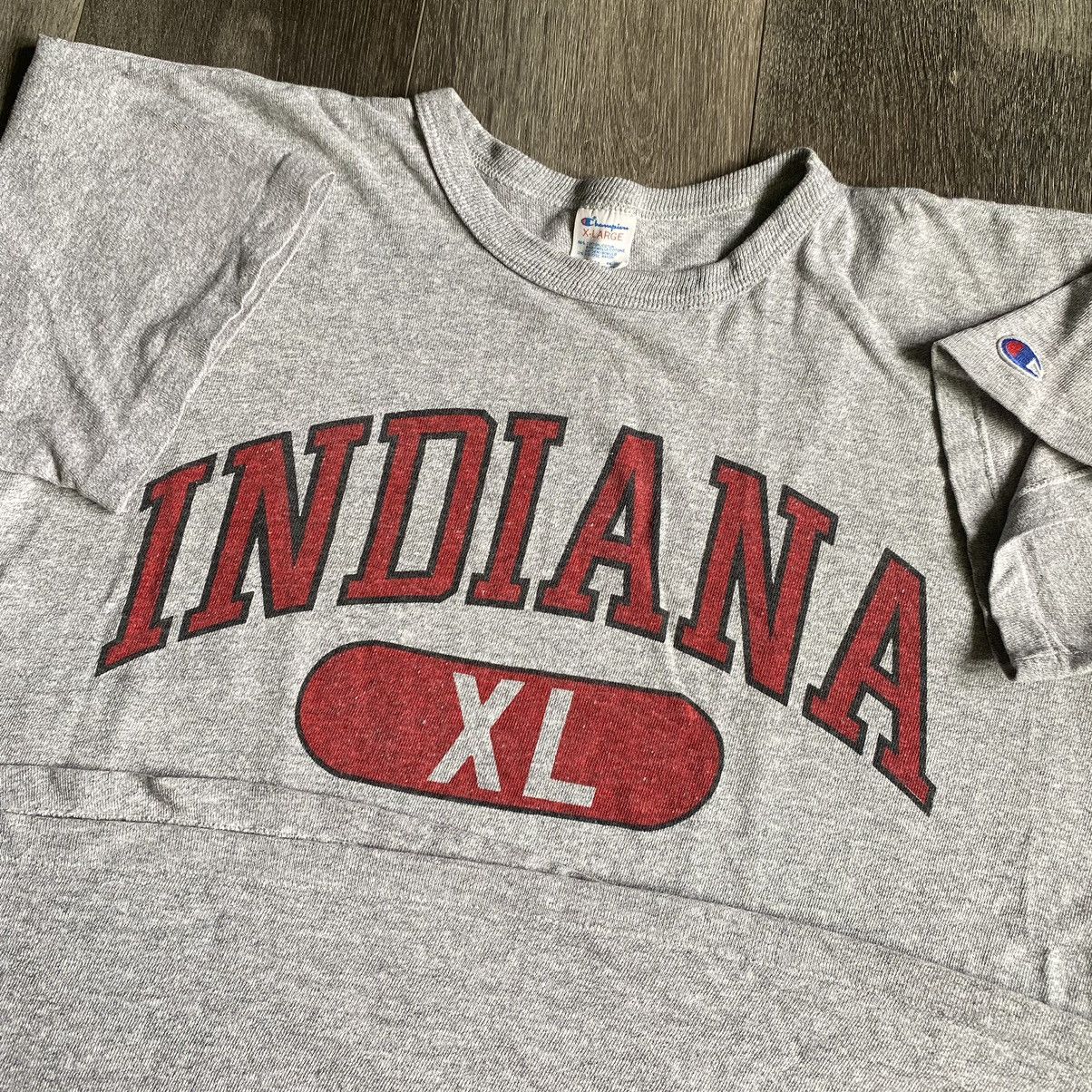 Champion Vintage 1980s Champion Indians Hoosiers XL Varsity Logo Tee Size US XL / EU 56 / 4 - 4 Thumbnail