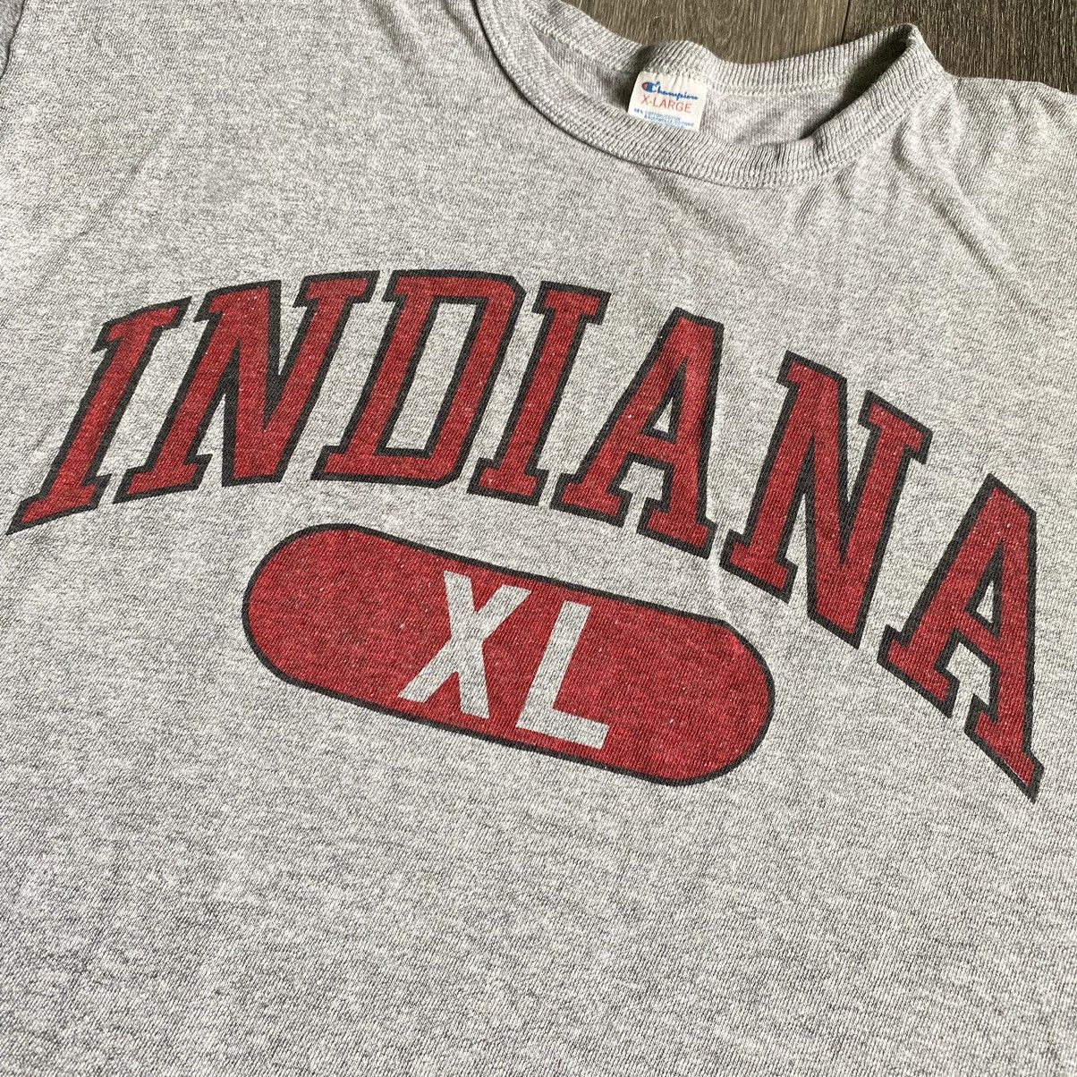 Champion Vintage 1980s Champion Indians Hoosiers XL Varsity Logo Tee Size US XL / EU 56 / 4 - 2 Thumbnail