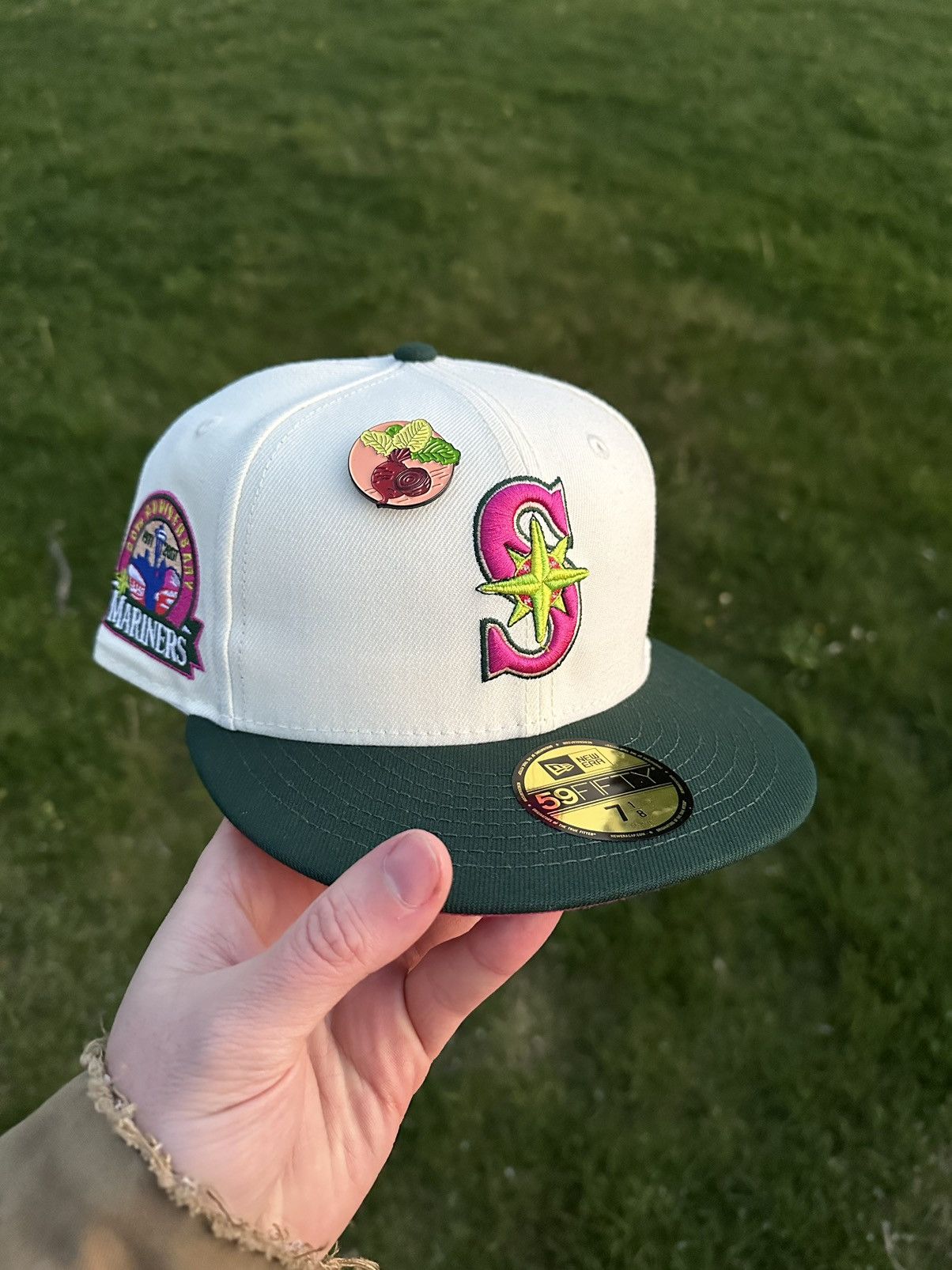 New Era Seattle Mariners “The Office” Inspired Two Tone Fitted 7 1/8