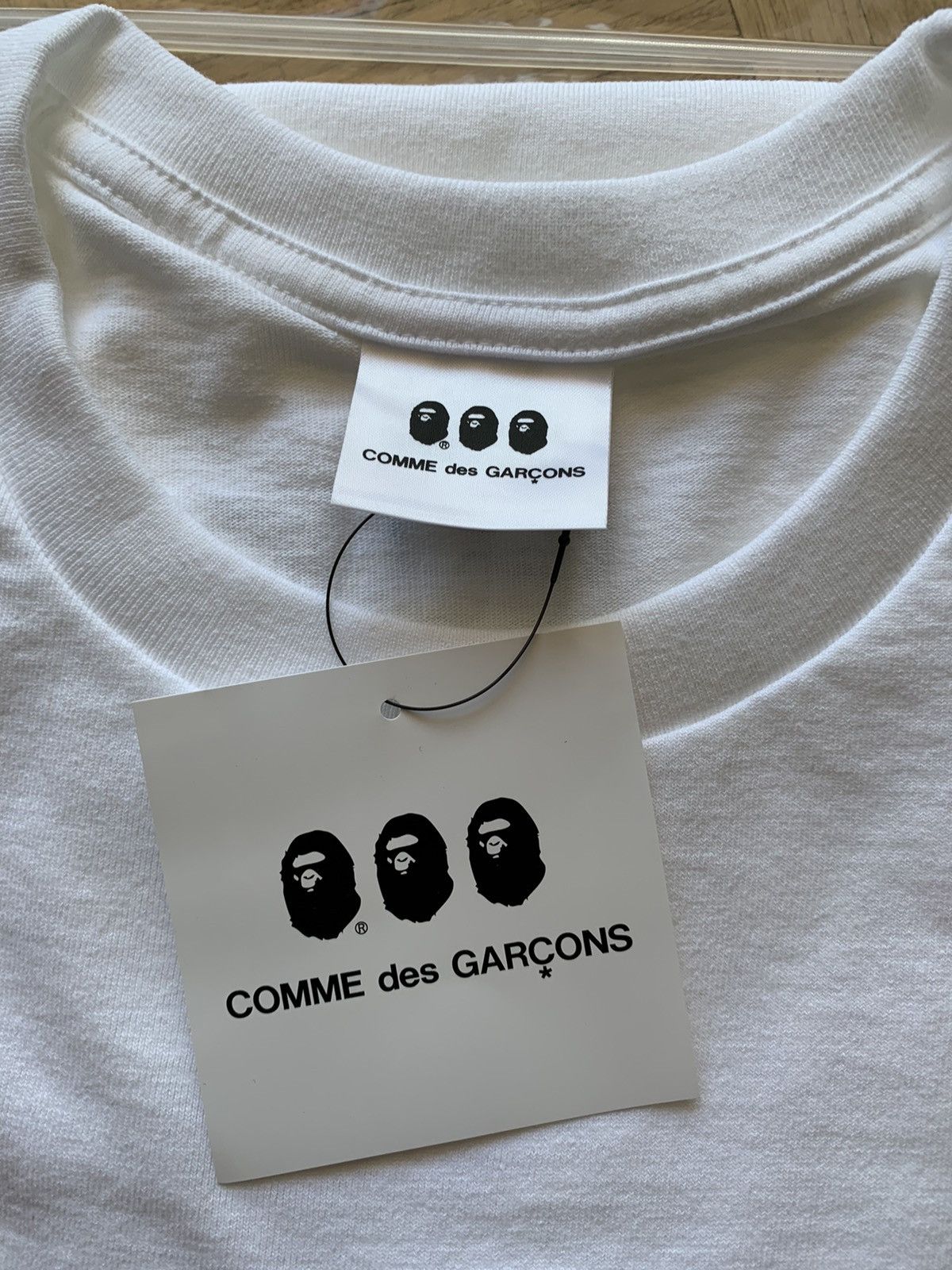 Bape × Comme des Garcons 3XL CDG OSAKA X BAPE TEE #1 white Size US XXL / EU 58 / 5 - 4 Thumbnail