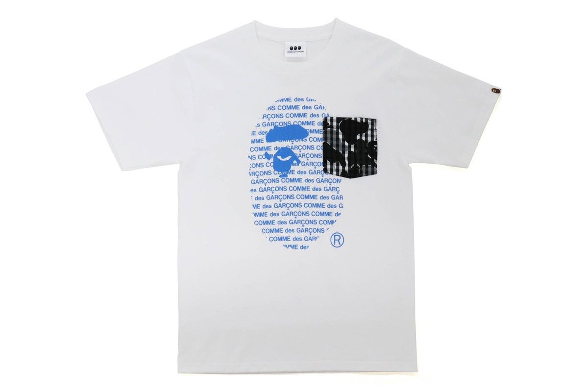 Bape × Comme des Garcons 3XL CDG OSAKA X BAPE TEE #1 white Size US XXL / EU 58 / 5 - 1 Thumbnail