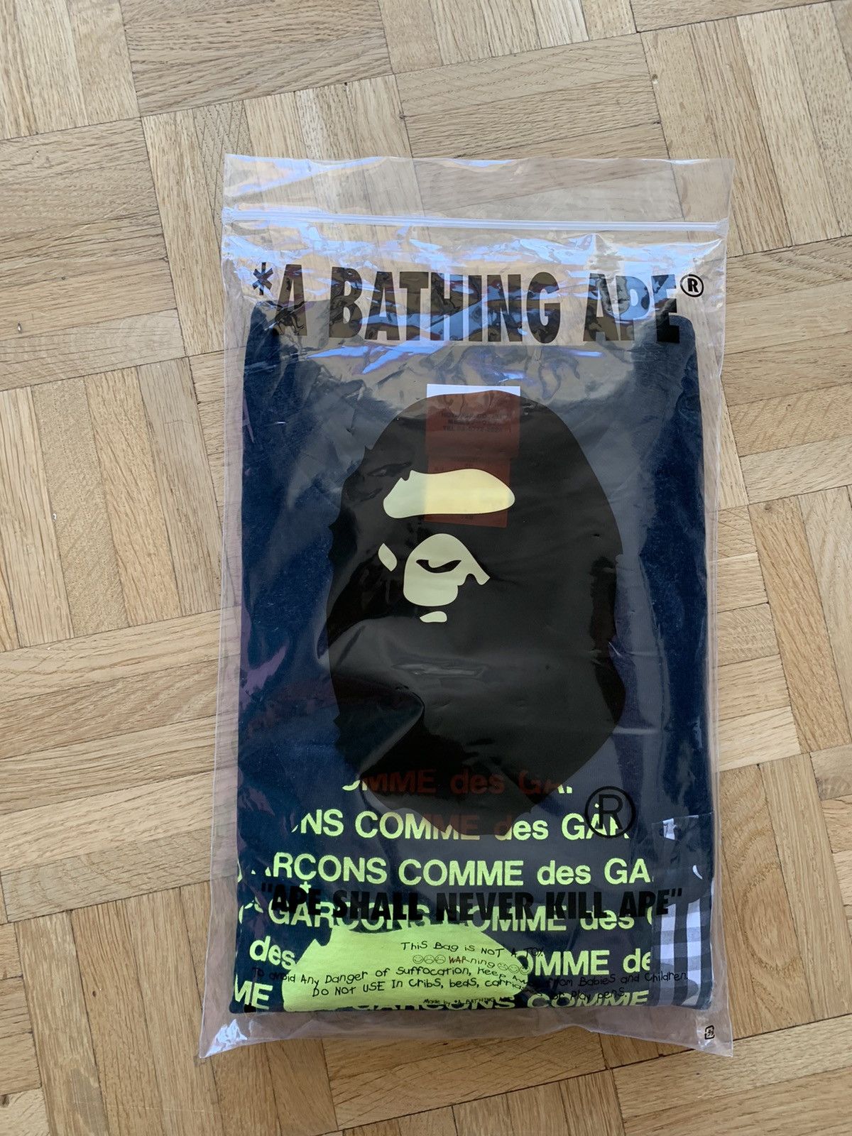 Bape × Comme des Garcons 3XL CDG OSAKA X BAPE TEE #1 black Size US XXL / EU 58 / 5 - 2 Thumbnail