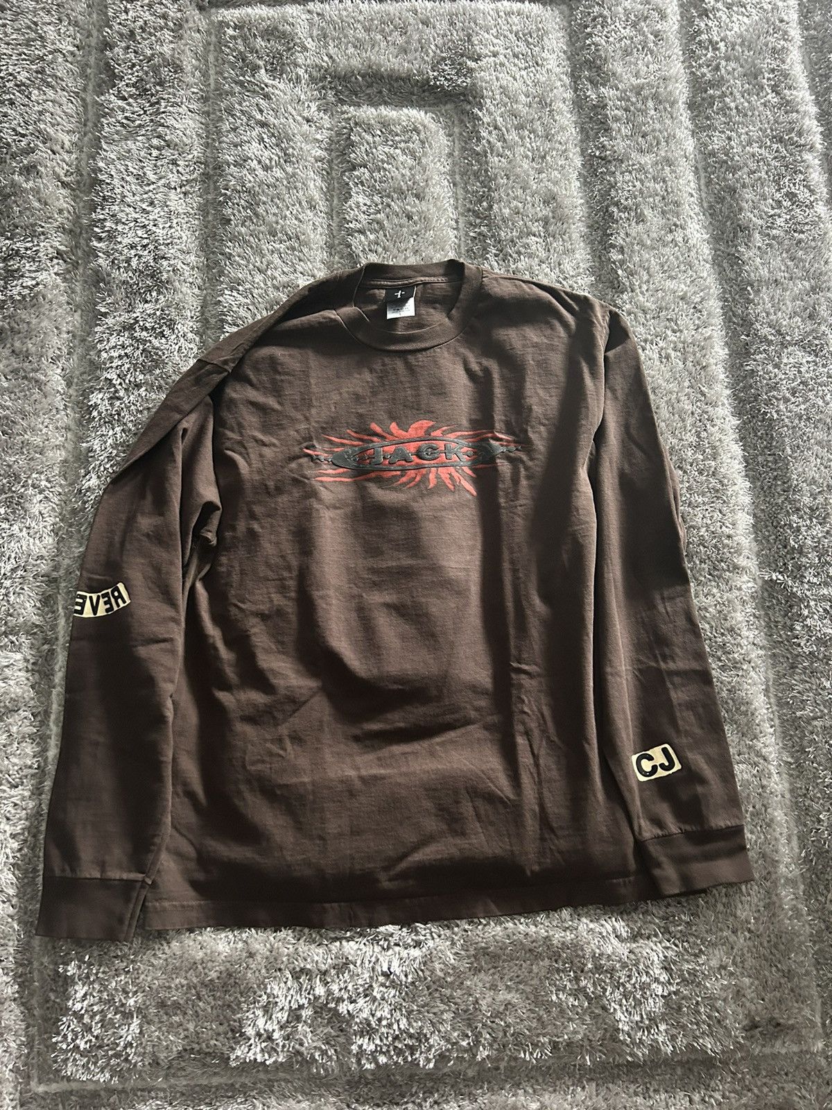 On sale Brand New Travis Scott Reverse Jack Long Sleeve Tee size XL