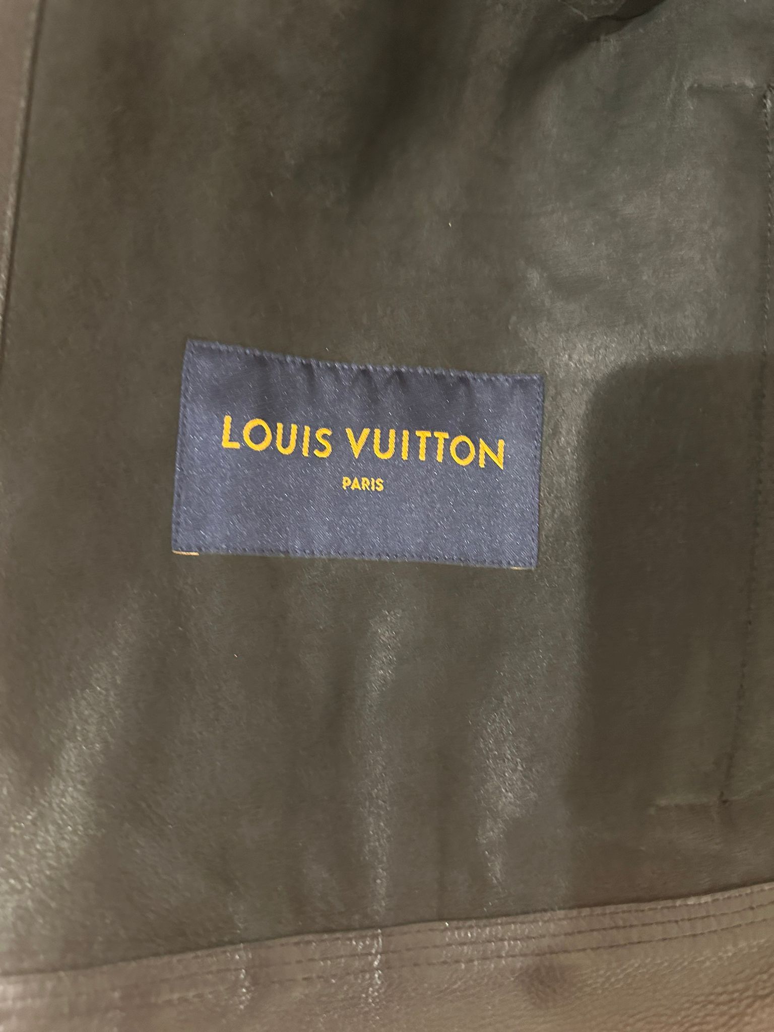 Louis Vuitton Paper Clip Leather Jacket in Black Size US M / EU 48-50 / 2 - 7 Thumbnail