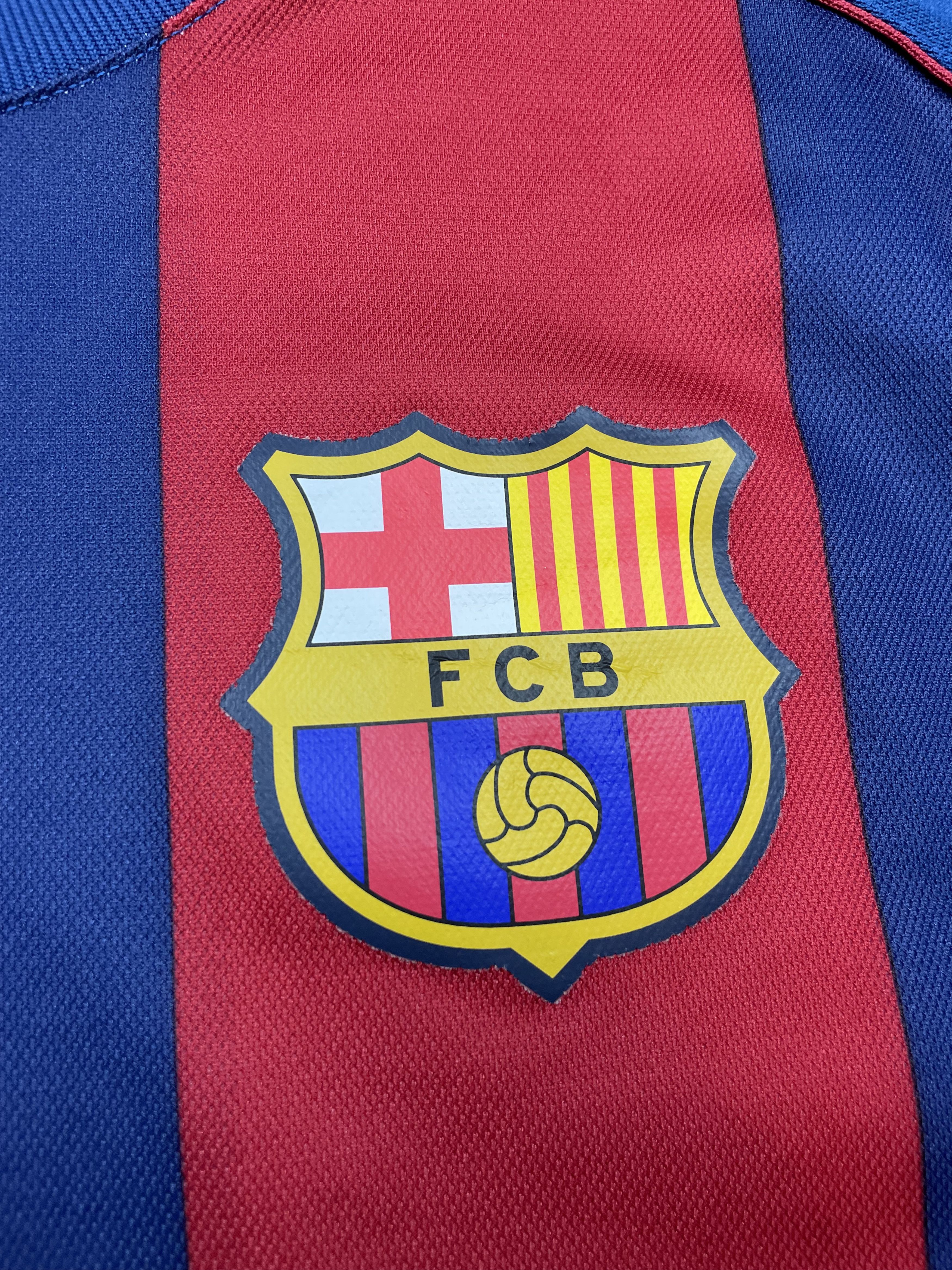 Nike × Vintage Barcelona football shirt 2004 Soccer Tee Y2K Hype Sport Size US M / EU 48-50 / 2 - 3 Thumbnail