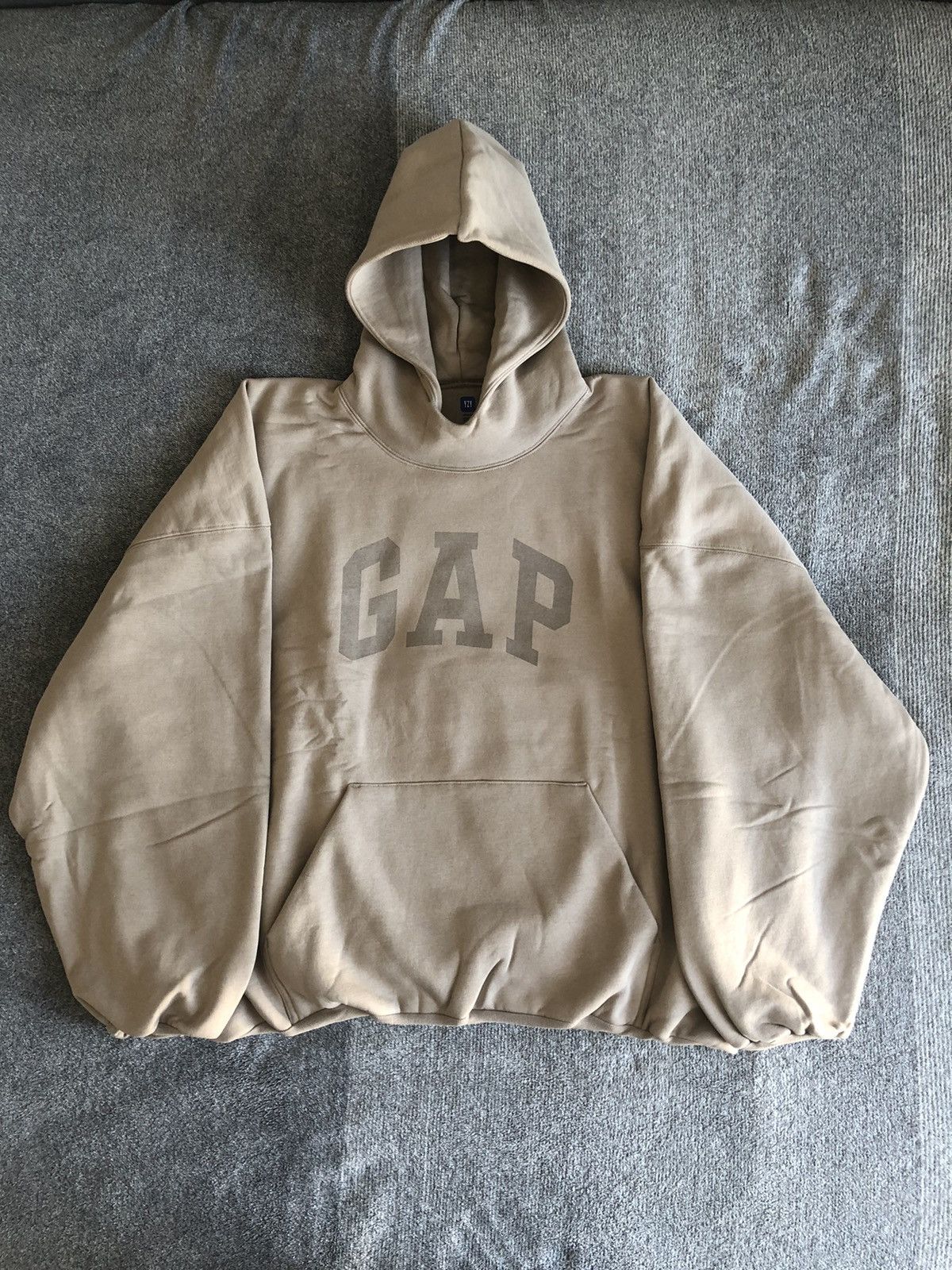 Gap Yeezy Gap Dove Hoodie Beige engineered by Balenciaga | Grailed