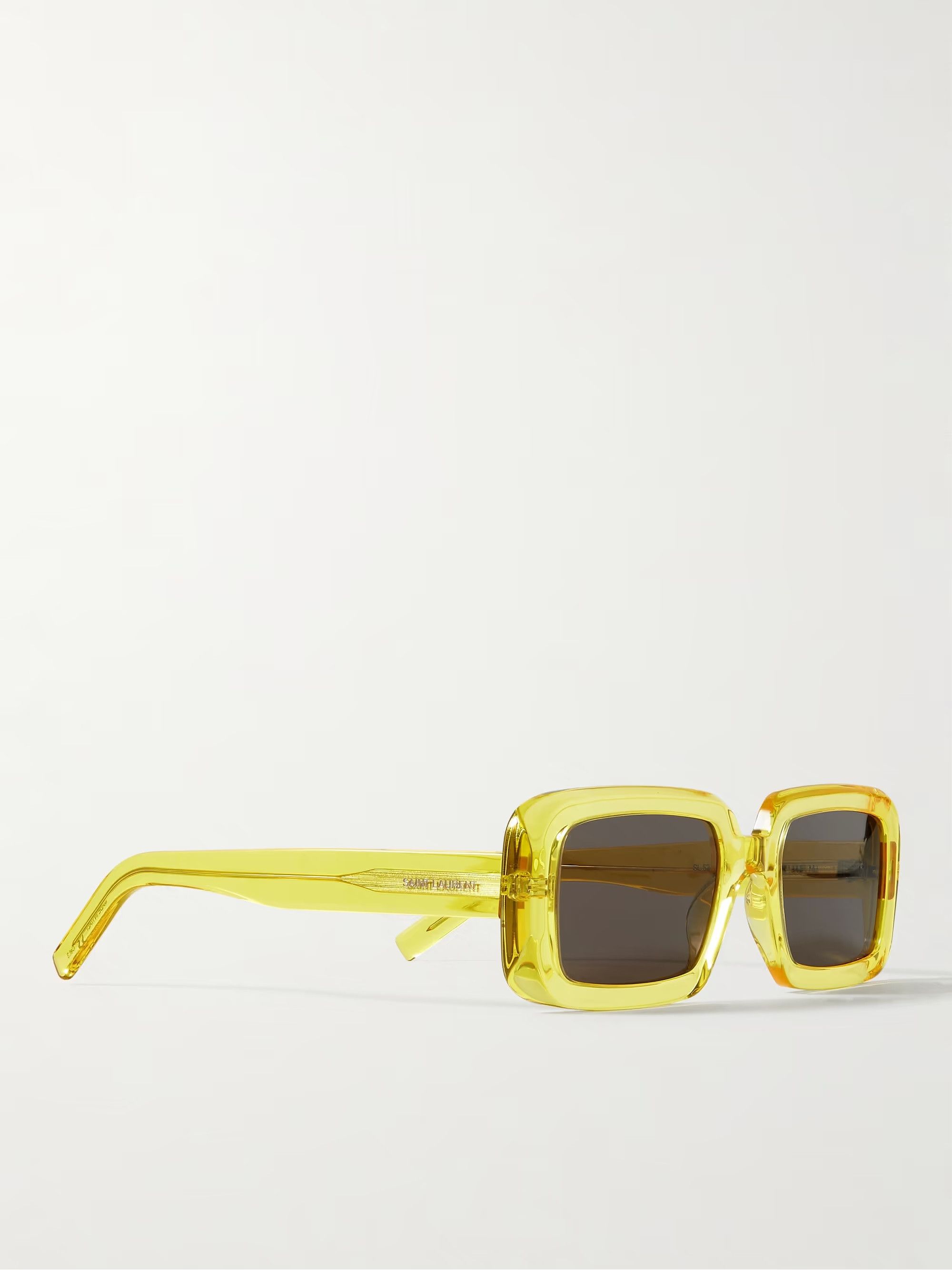 Saint Laurent Paris Saint Laurent SL534 Sunrise Sunglasses - Yellow Acetate Size ONE SIZE - 1 Thumbnail