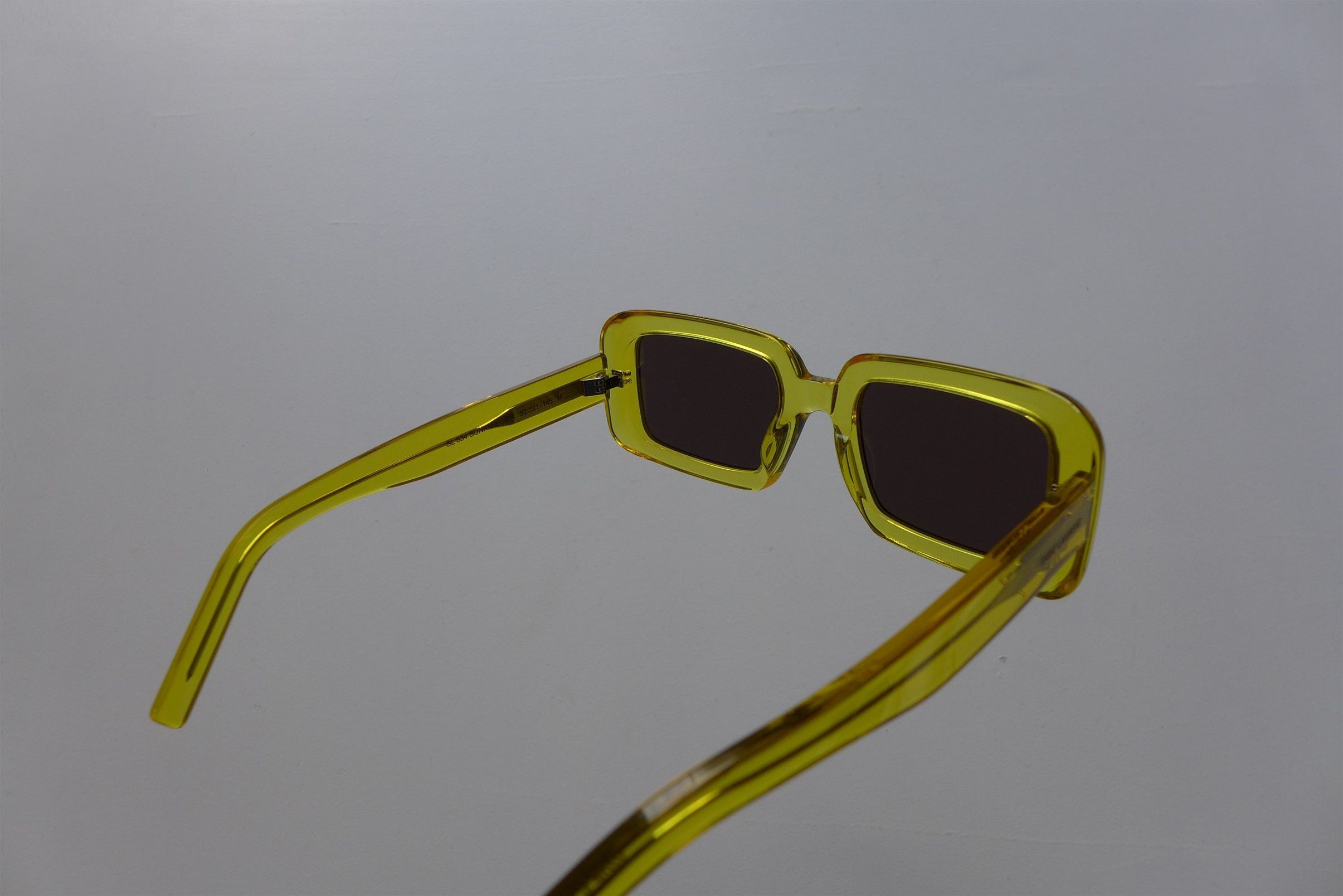 Saint Laurent Paris Saint Laurent SL534 Sunrise Sunglasses - Yellow Acetate Size ONE SIZE - 17 Thumbnail