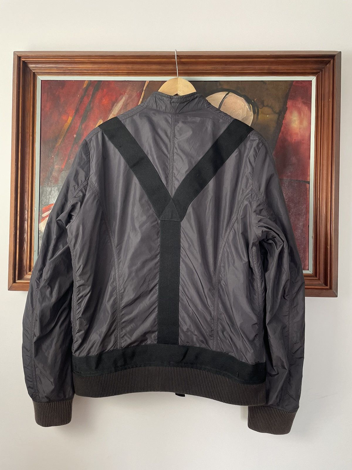 Diesel Vintage Y2k Diesel Nylon Bomber Jacket Archive Streetwear