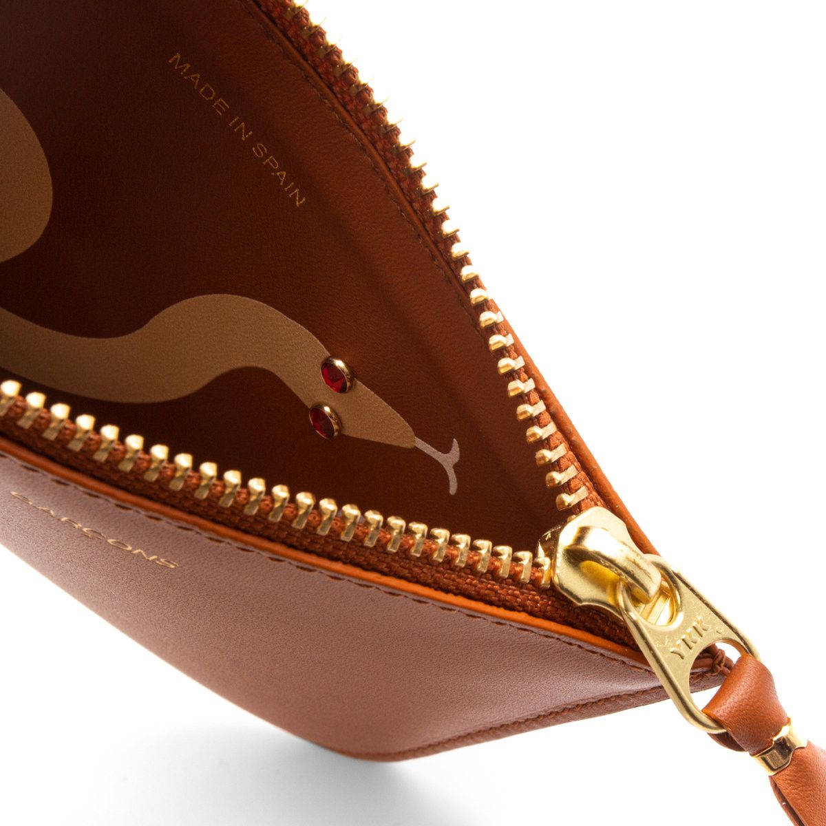 Comme des Garcons Comme des Garcons Ruby Eyes Zip Wallet -- Brown Leather Size ONE SIZE - 4 Thumbnail