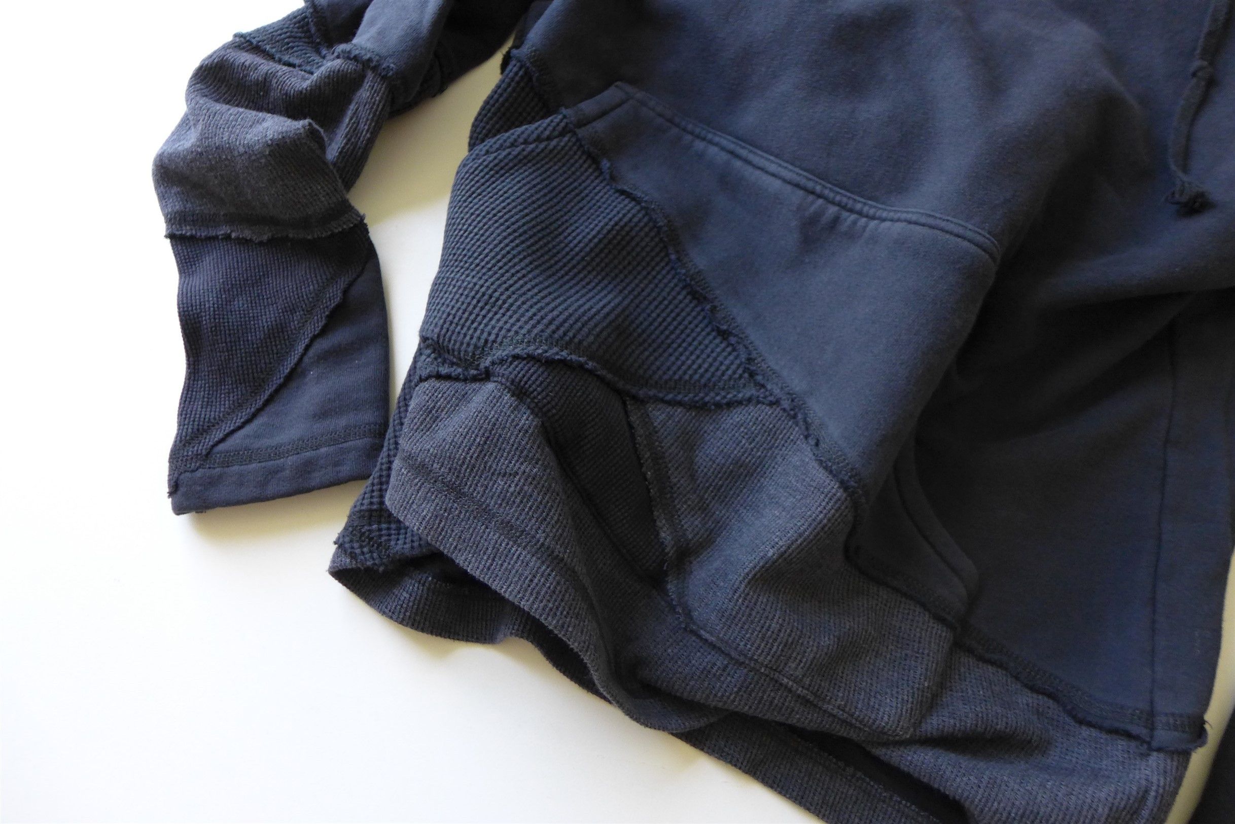 Greg Lauren Greg Lauren Oversized Black Fragmented Hoodie Size US S / EU 44-46 / 1 - 8 Thumbnail