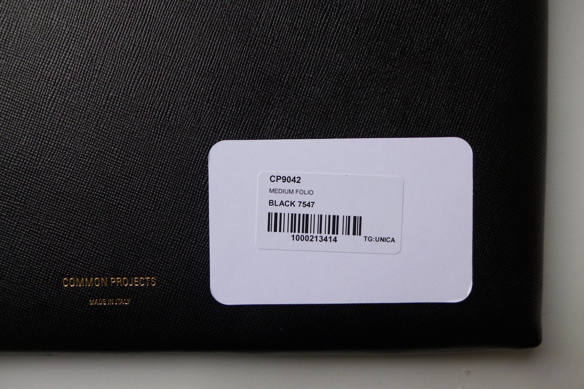 Common Projects Common Projects Medium Folio Bag - Black Saffiano Leather Size ONE SIZE - 8 Thumbnail